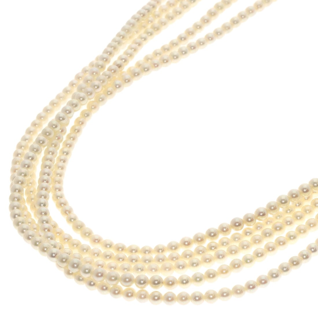49.4g Akoya Baby Pearl Ruby 5-strand Necklace K14 White Gold: 49.4g Akoya Baby Pearl Ruby 5-strand Necklace K14 White Gold This listing features 49.4g Akoya Baby Pearl Ruby 5-strand Necklace K14 White Gold. Item specifics are provided below. Item Specifics: Bran