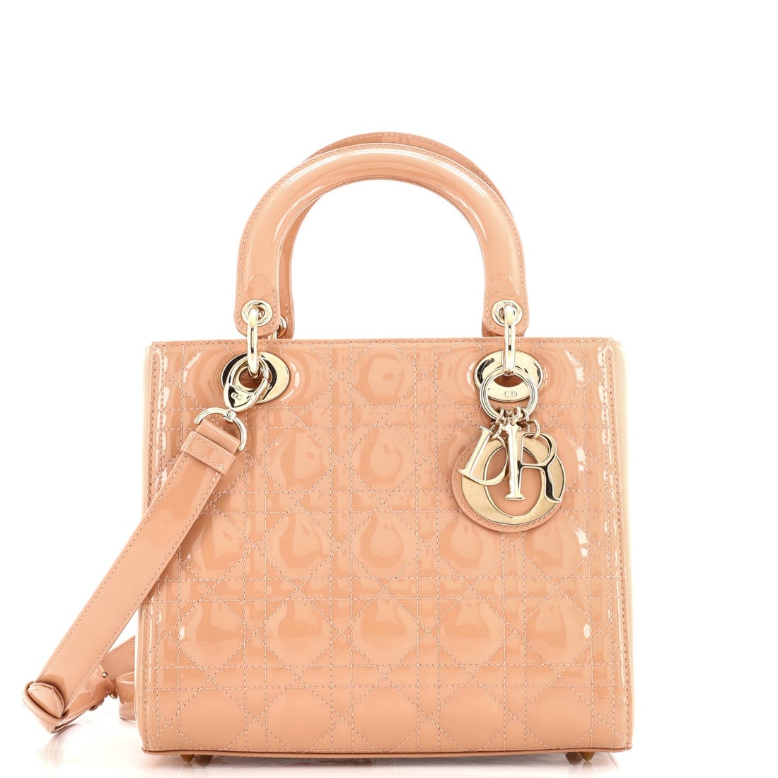 Medium Christian Dior Lady Dior NM Bag Cannage Quilt Patent: Medium Christian Dior Lady Dior NM Bag Cannage Quilt Patent This listing features Medium Christian Dior Lady Dior NM Bag Cannage Quilt Patent. Item specifics are provided below. Item Specifics: Brand: