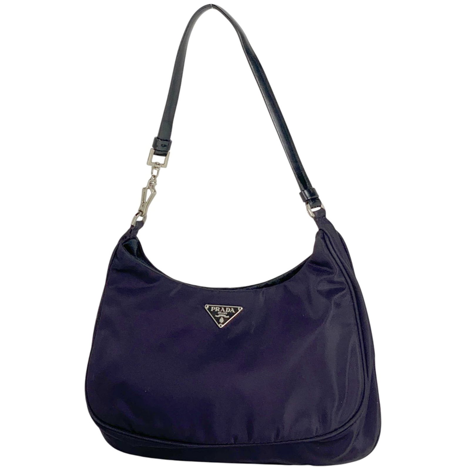 Leather - Prada Handbag - Shoulder Bag Nylon: Leather - Prada Handbag - Shoulder Bag Nylon This listing features Leather - Prada Handbag - Shoulder Bag Nylon. Item specifics are provided below. Item Specifics: Brand: Prada Type: Handbag, Shoulder