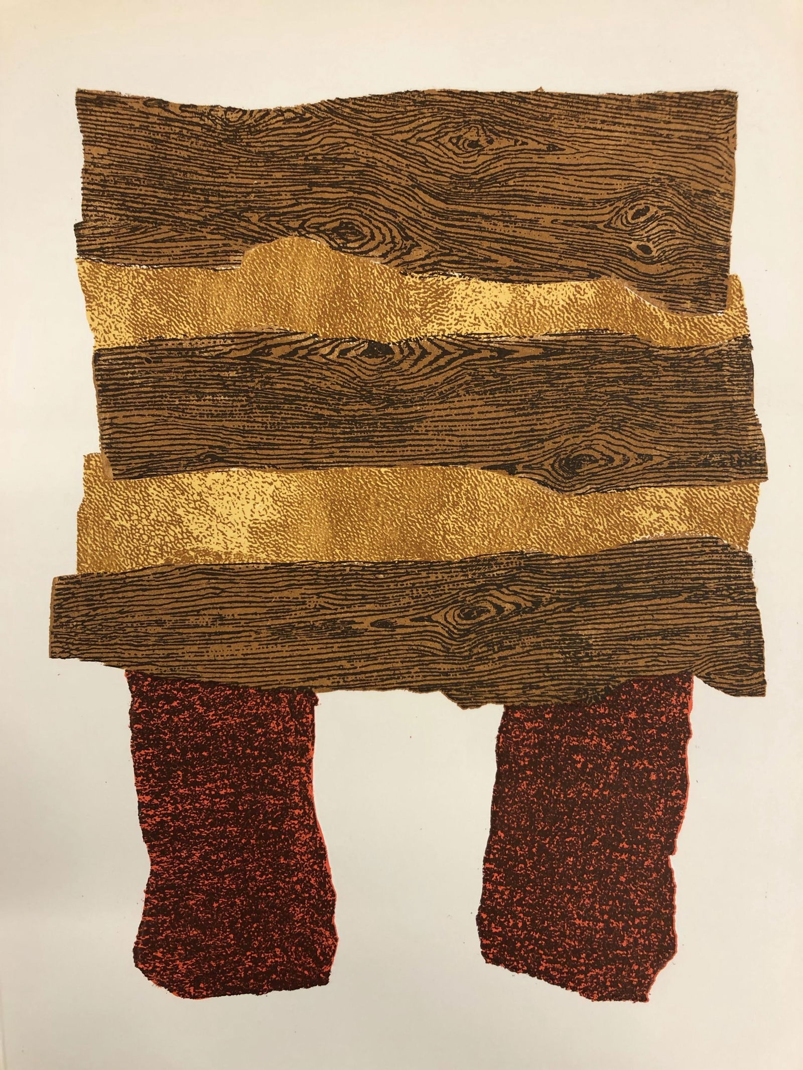 Lithograph - Enrico Baj - Composition - XXe sicle (1 of 4)