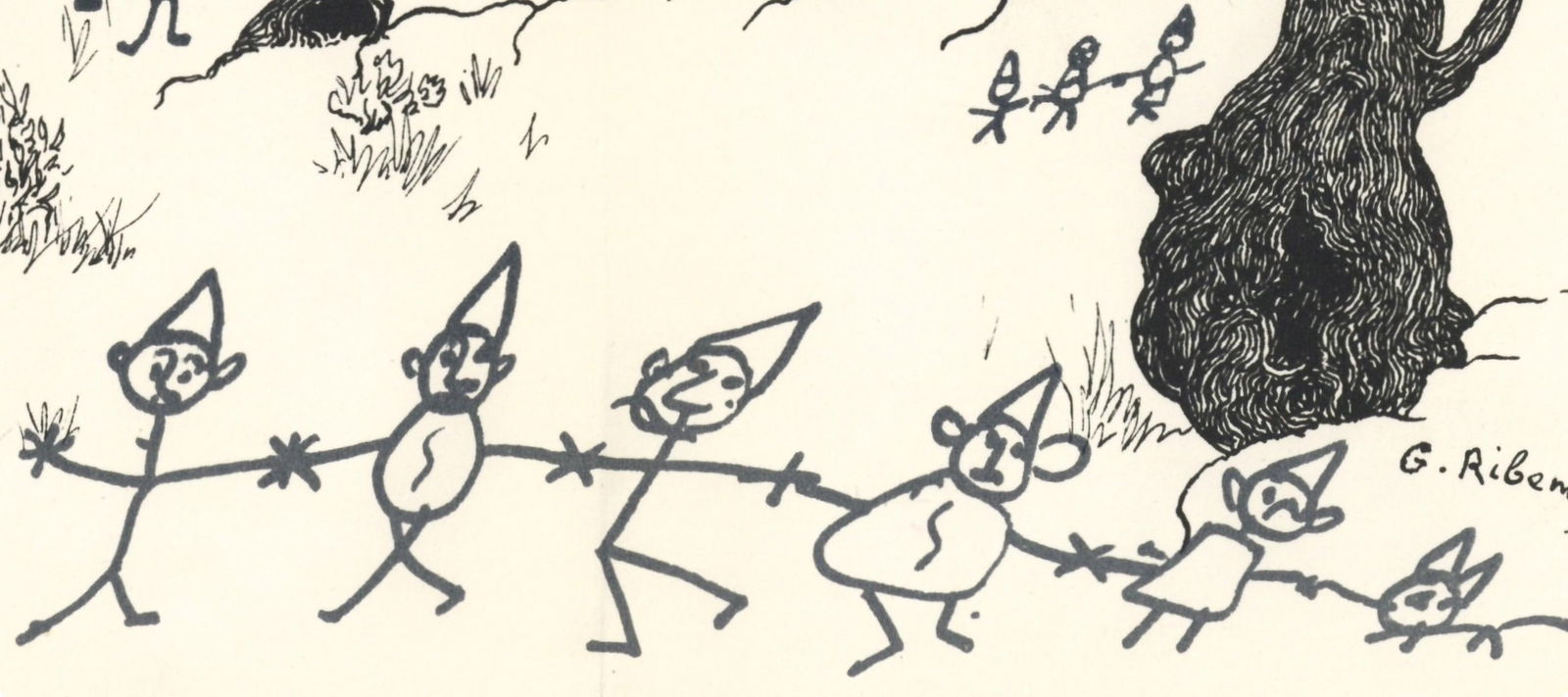 Lithograph - Joan Mir - Jacques Prvert - Composition (Cramer 39) - 6