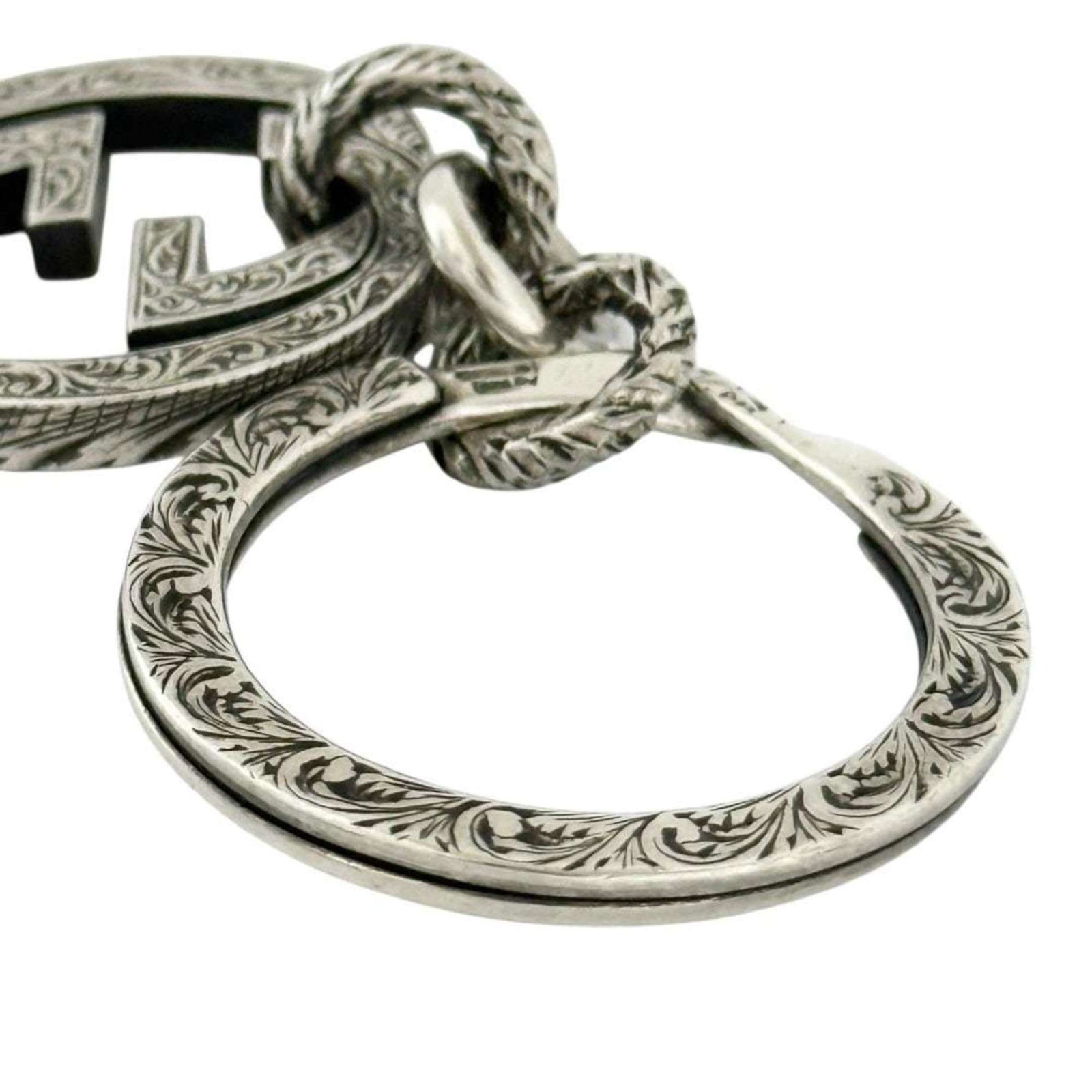 925 Gucci Keyring Silver - 3