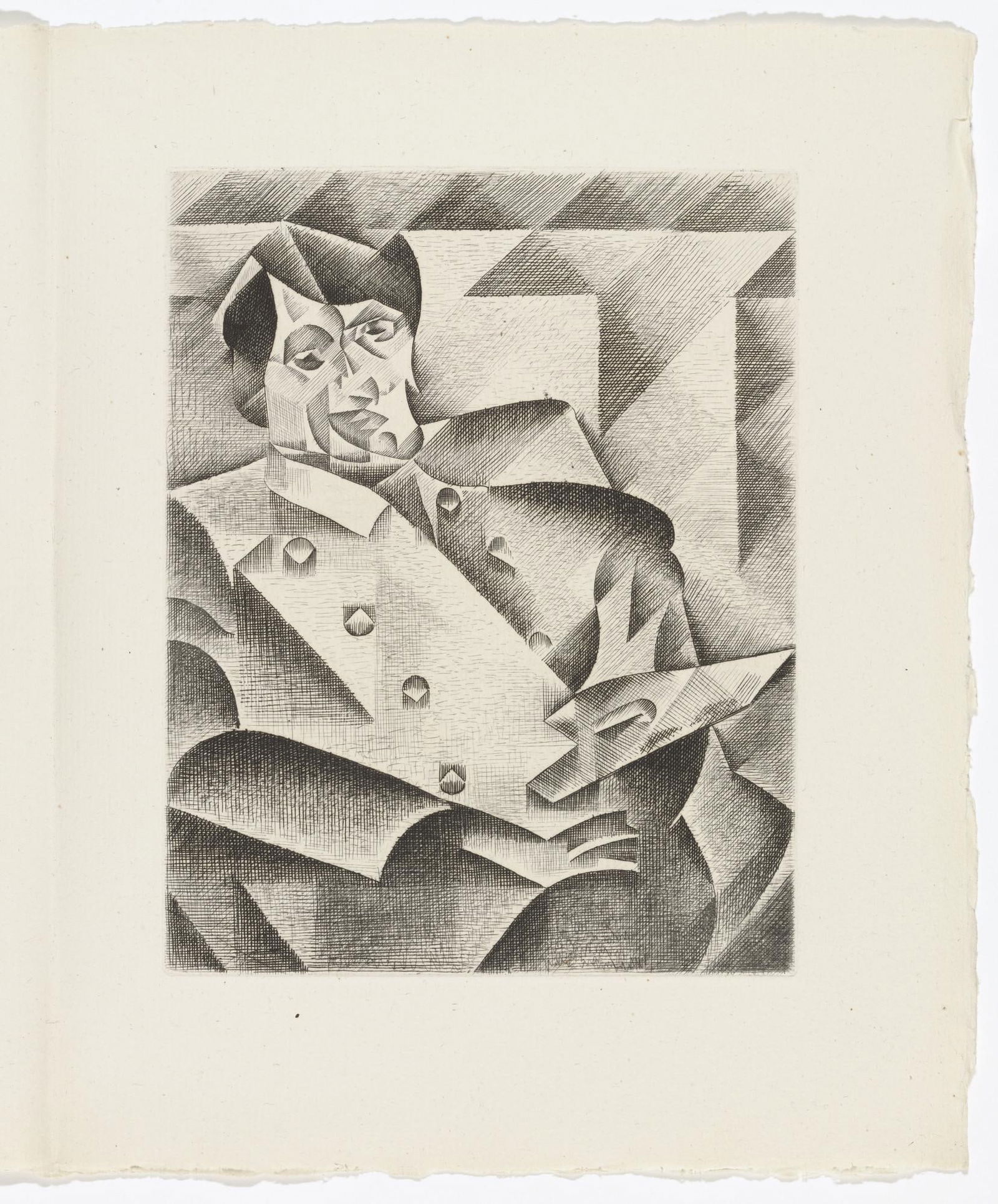 Etching - Juan Gris - Composition - Du cubisme - 5