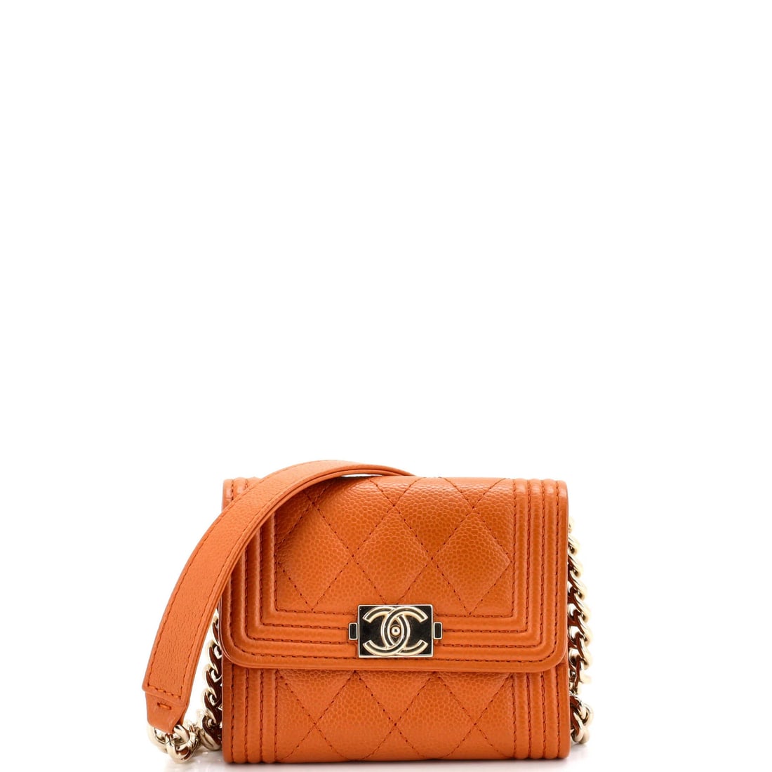 Caviar Chanel Boy Flap Card Holder on Chain Quilted: Caviar Chanel Boy Flap Card Holder on Chain Quilted This listing features Caviar Chanel Boy Flap Card Holder on Chain Quilted. Item specifics are provided below. Item Specifics: Brand: Chanel Exterior