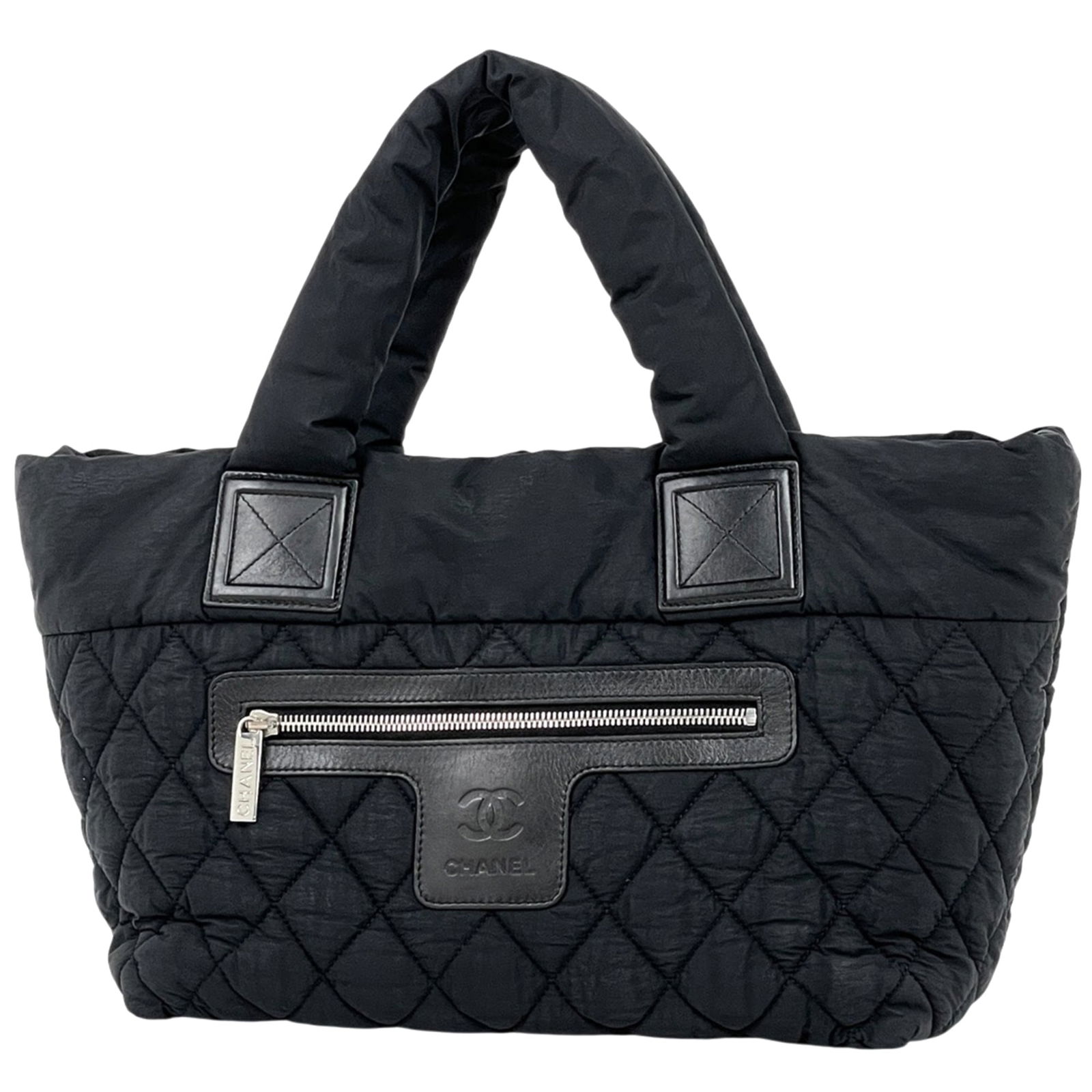 Leather - Chanel Handbag - Tote Bag Nylon: Leather - Chanel Handbag - Tote Bag Nylon This listing features Leather - Chanel Handbag - Tote Bag Nylon. Item specifics are provided below. Item Specifics: Brand: Chanel Type: Handbag, Tote Bag Mate