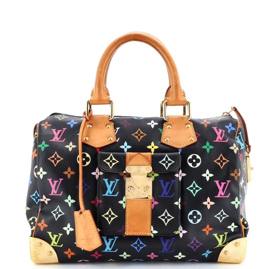 30 Louis Vuitton Speedy Handbag Monogram Multicolor: 30 Louis Vuitton Speedy Handbag Monogram Multicolor This listing features 30 Louis Vuitton Speedy Handbag Monogram Multicolor. Item specifics are provided below. Item Specifics: Brand: Louis Vuitton E