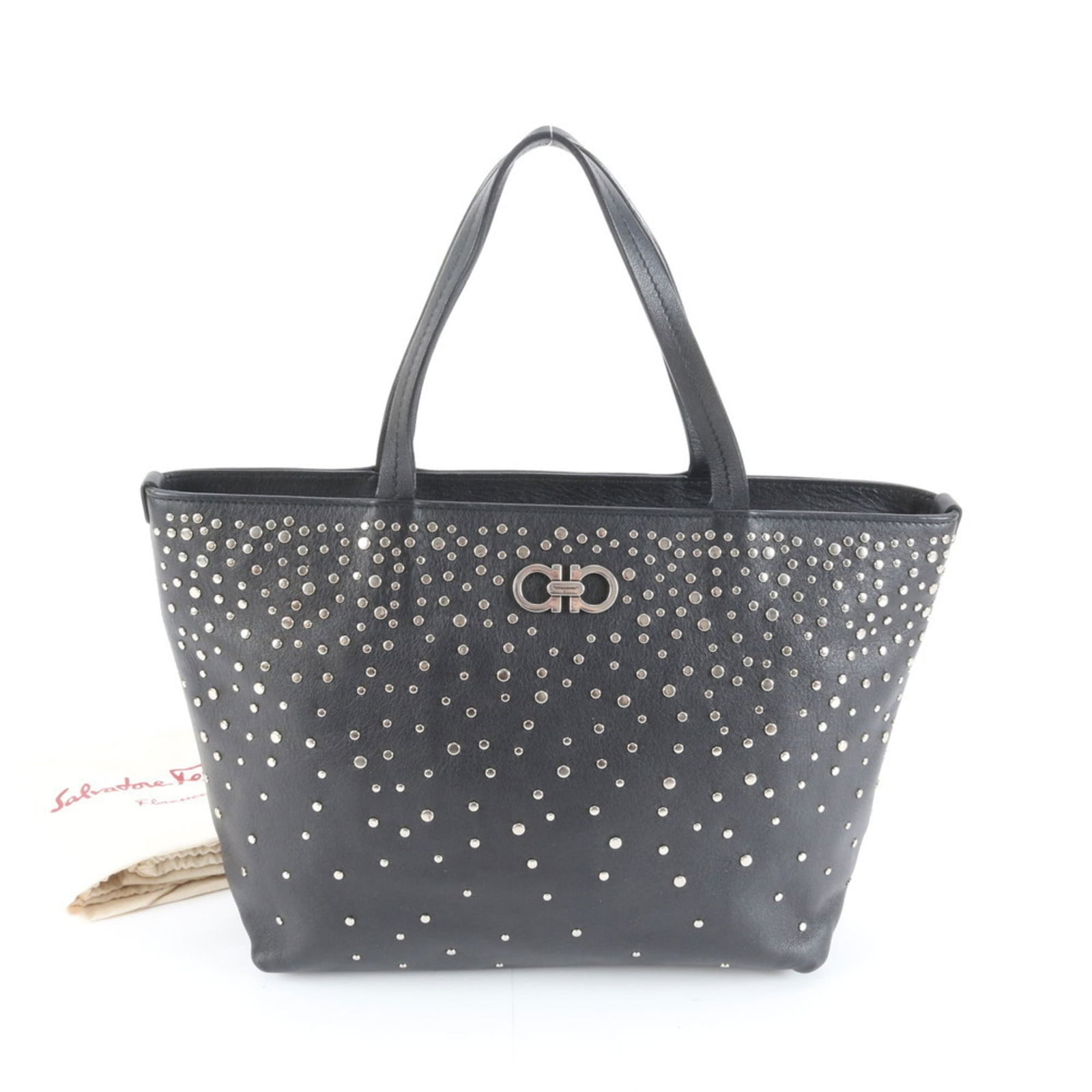 Leather Salvatore Ferragamo Tote Bag: Leather Salvatore Ferragamo Tote Bag This listing features Leather Salvatore Ferragamo Tote Bag. Item specifics are provided below. Item Specifics: Brand: Salvatore Ferragamo Type: Tote Bag Material: