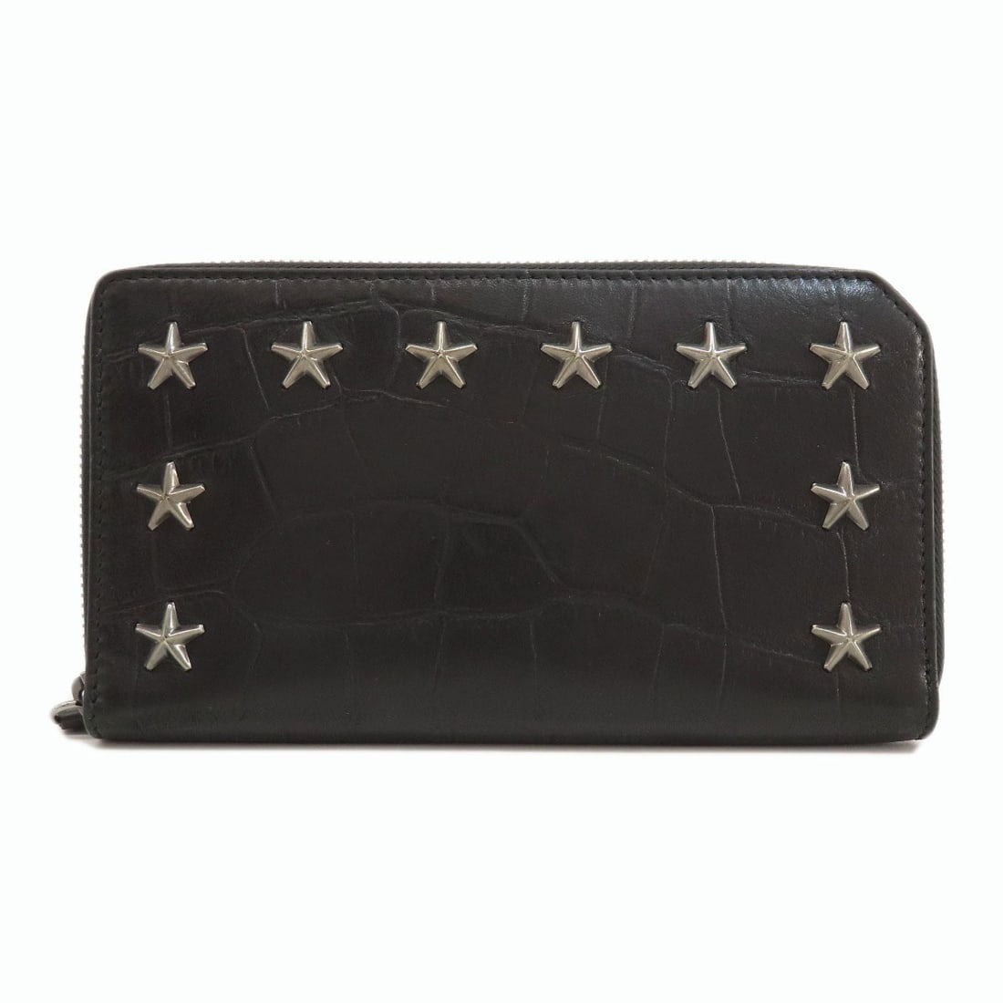 Leather Jimmy Choo Star studs Long wallet (with coin pocket): Leather Jimmy Choo Star studs Long wallet (with coin pocket) This listing features Leather Jimmy Choo Star studs Long wallet (with coin pocket). Item specifics are provided below. Item Specifics: Bran