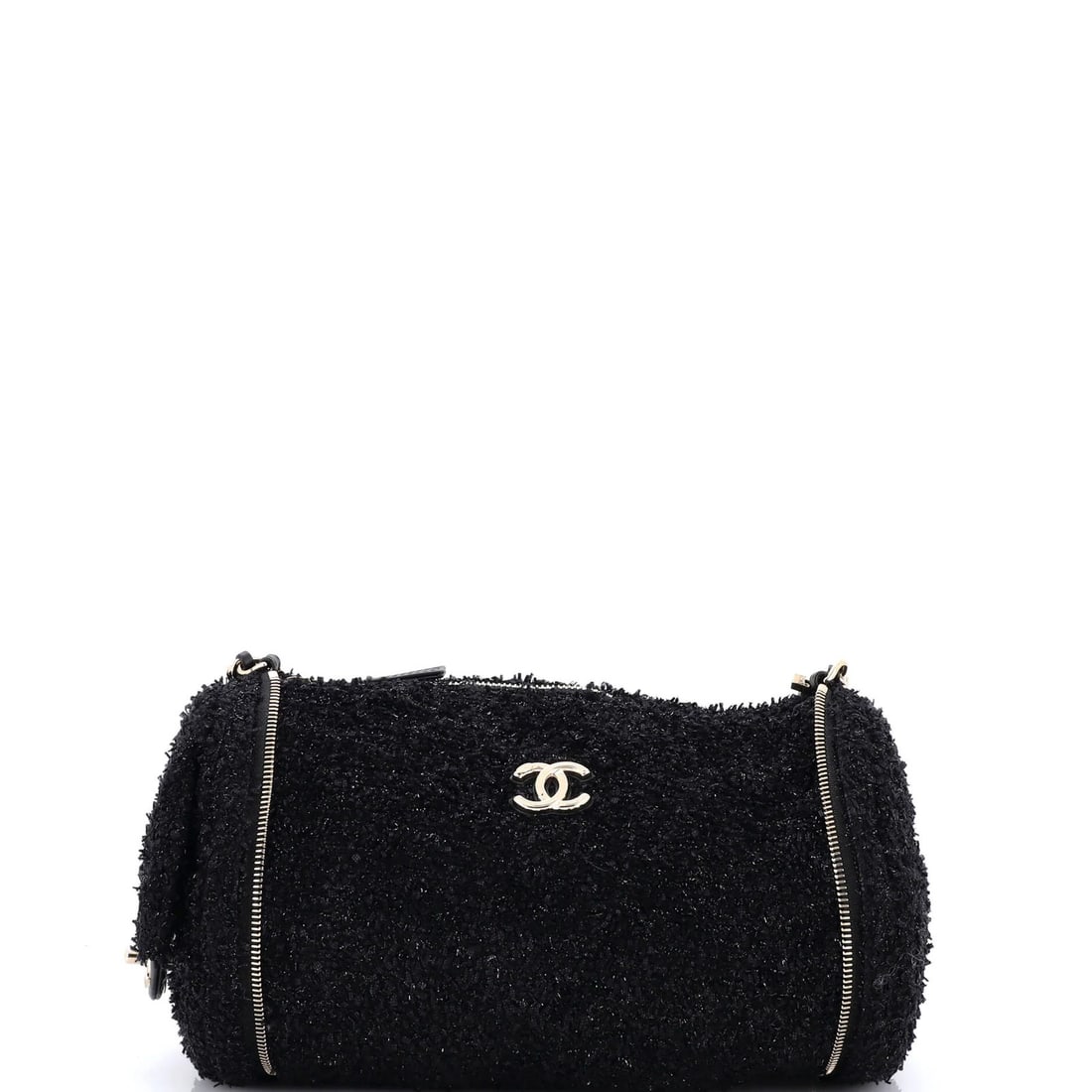 Tweed Chanel Coco Beach CC Expandable Barrel Bag: Tweed Chanel Coco Beach CC Expandable Barrel Bag This listing features Tweed Chanel Coco Beach CC Expandable Barrel Bag. Item specifics are provided below. Item Specifics: Brand: Chanel Exterior Mater