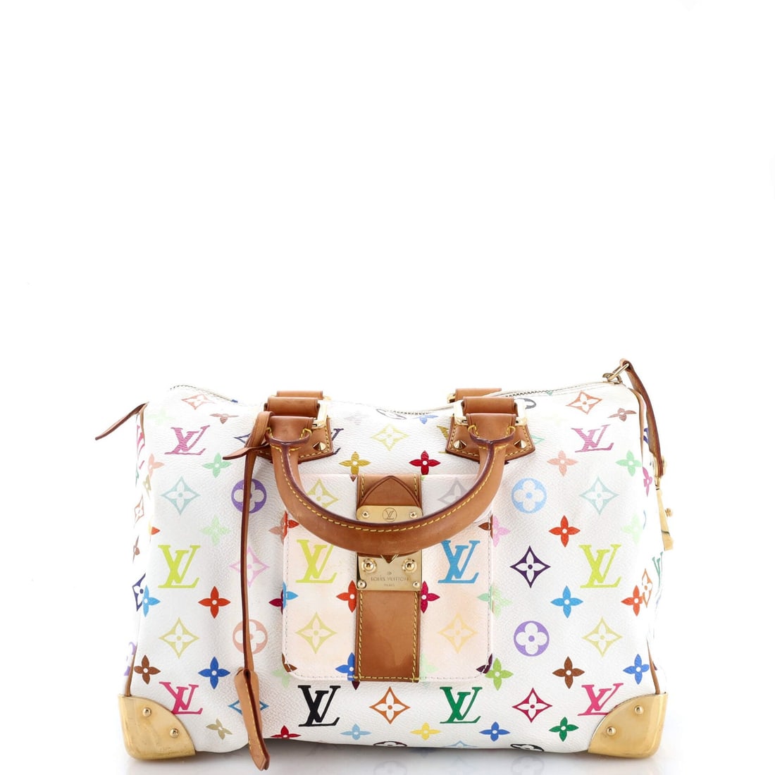 30 Louis Vuitton Speedy Handbag Monogram Multicolor: 30 Louis Vuitton Speedy Handbag Monogram Multicolor This listing features 30 Louis Vuitton Speedy Handbag Monogram Multicolor. Item specifics are provided below. Item Specifics: Brand: Louis Vuitton E