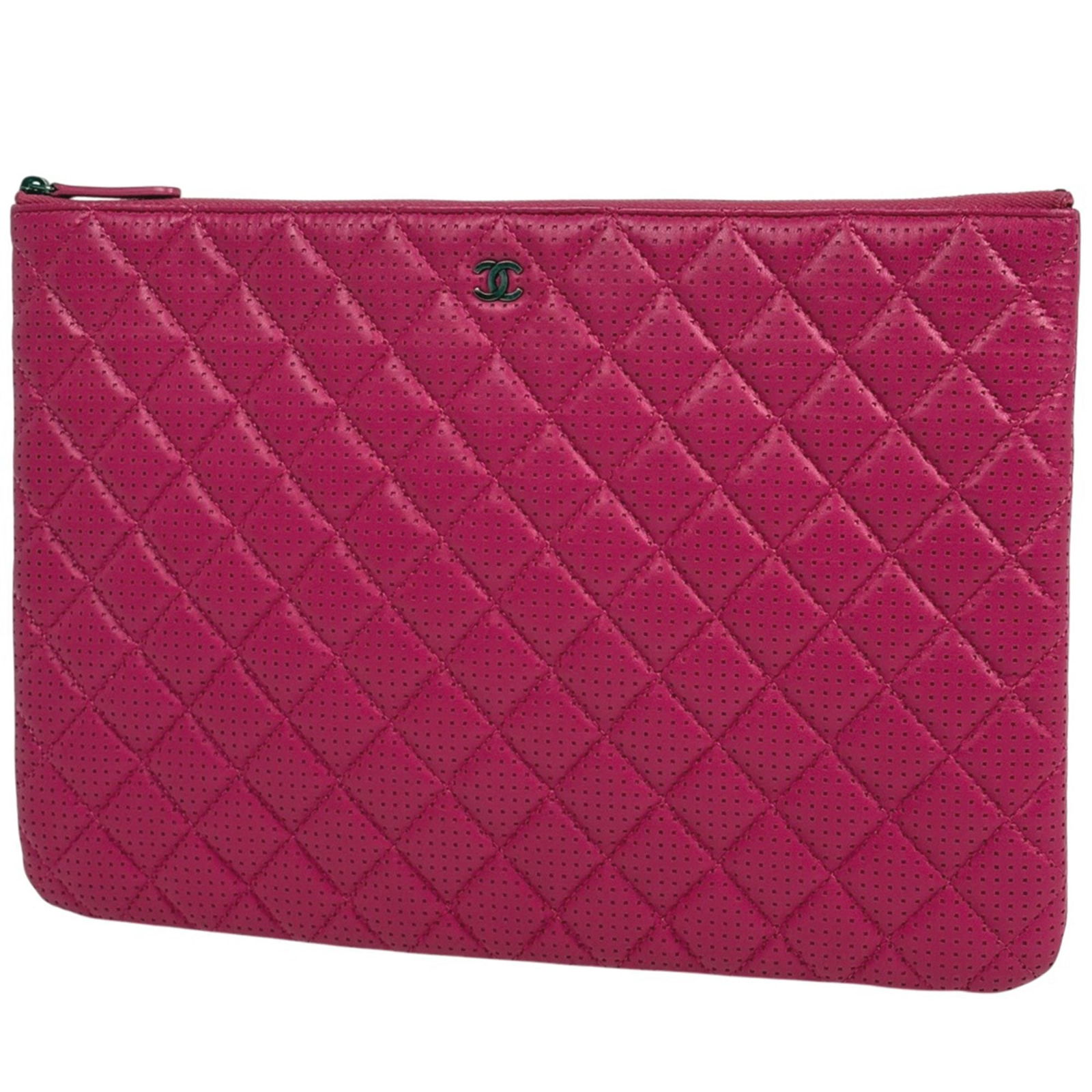 Leather Chanel Clutch Bag: Leather Chanel Clutch Bag This listing features Leather Chanel Clutch Bag. Item specifics are provided below. Item Specifics: Brand: Chanel Type: Clutch Bag Material: Leather Color: Pink Gender: Women