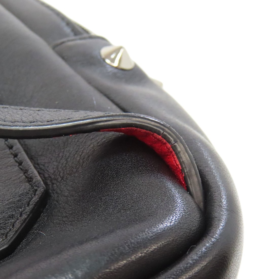 Leather MCM Studs Backpack Daypack - 15