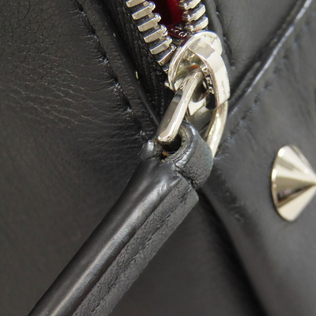 Leather MCM Studs Backpack Daypack - 20