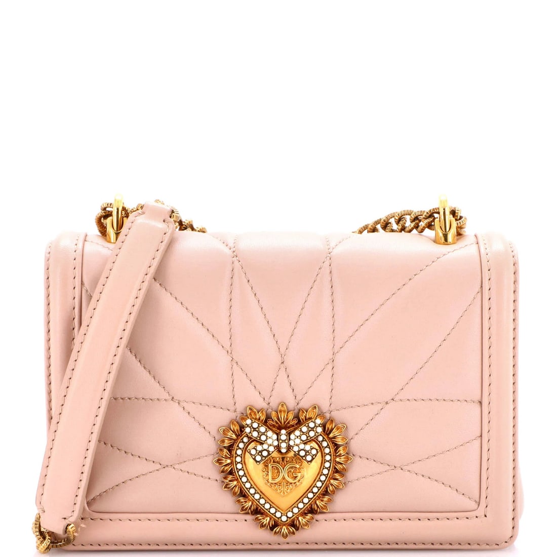 Small Dolce & Gabbana Devotion Full Flap Shoulder Bag Quilted Leather: Small Dolce & Gabbana Devotion Full Flap Shoulder Bag Quilted Leather This listing features Small Dolce & Gabbana Devotion Full Flap Shoulder Bag Quilted Leather. Item specifics are provided below. 