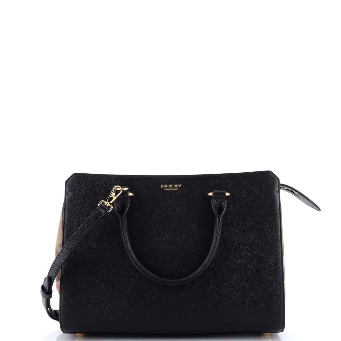 Small Burberry Banwell Tote Leather and House Check Canvas: Small Burberry Banwell Tote Leather and House Check Canvas This listing features Small Burberry Banwell Tote Leather and House Check Canvas. Item specifics are provided below. Item Specifics: Brand: B