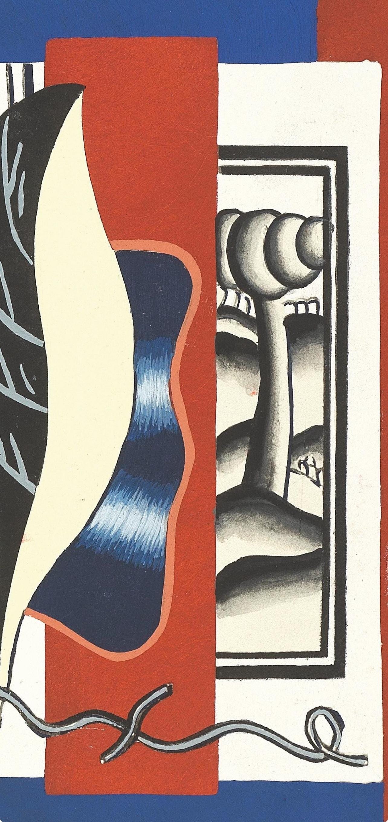 Lithograph - Fernand Lger - Composition - 3