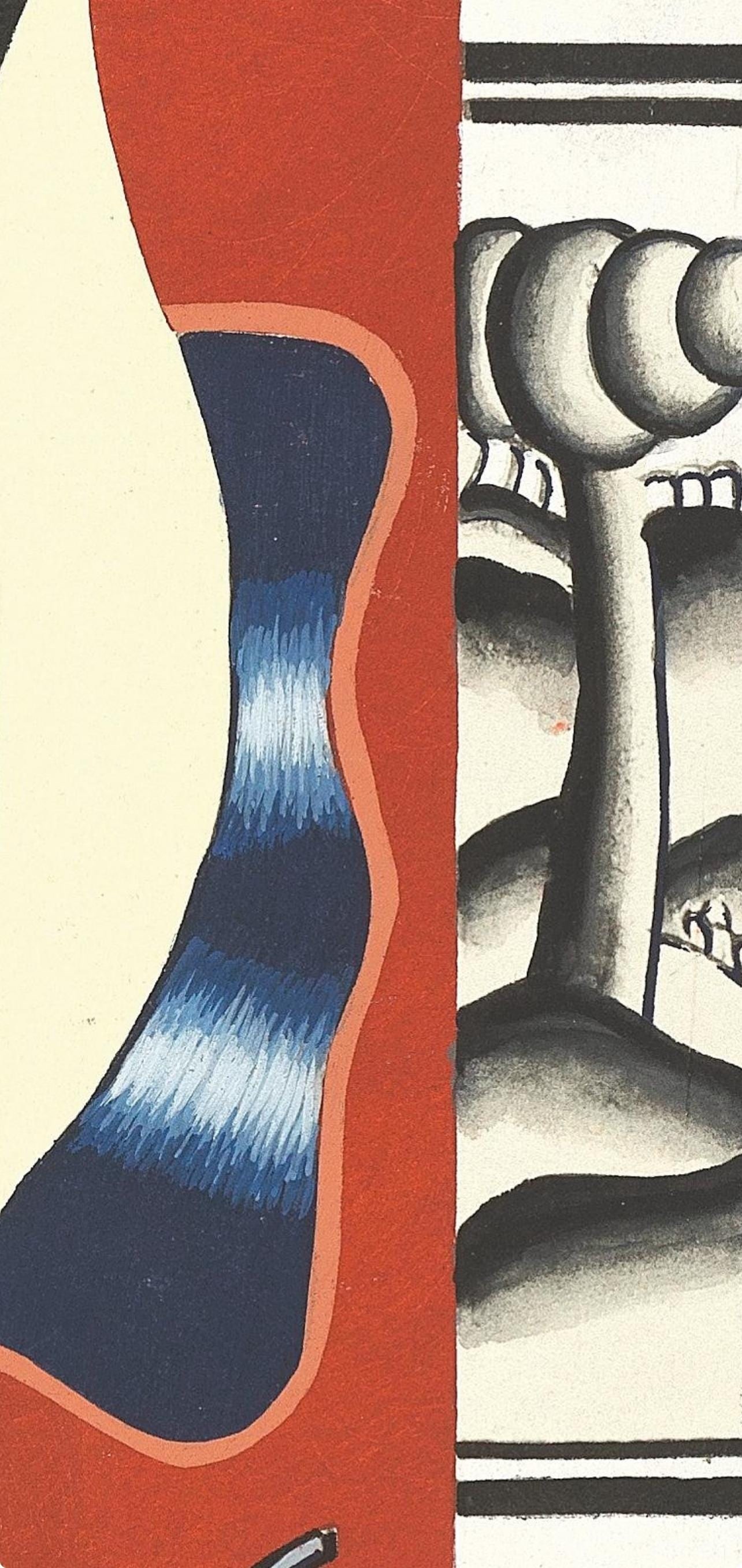 Lithograph - Fernand Lger - Composition - 4