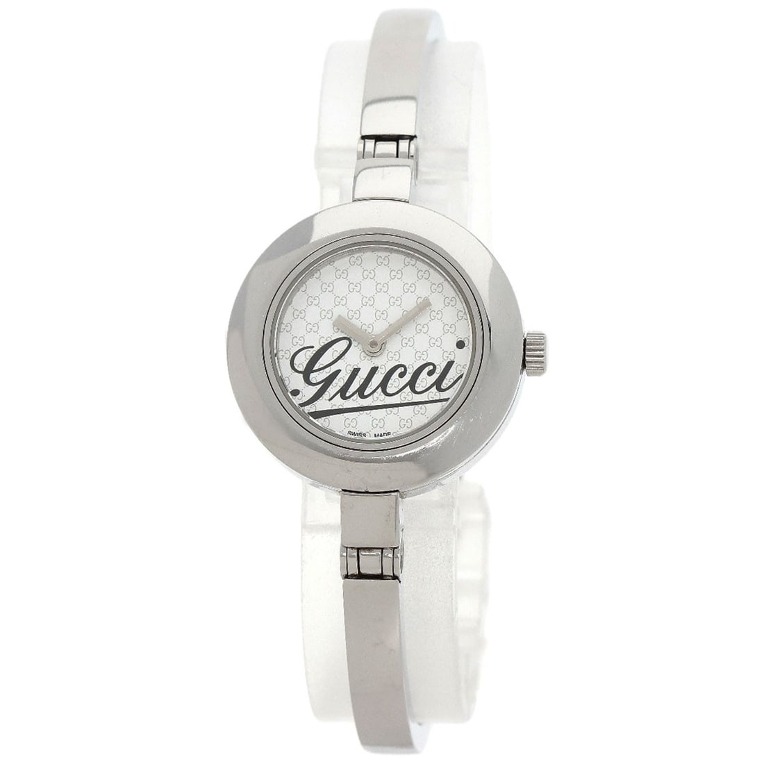 Steel GUCCI Round face Watches 105 Stainless Steel/ Stainless: Steel GUCCI Round face Watches 105 Stainless Steel/ Stainless This listing features Steel GUCCI Round face Watches 105 Stainless Steel/ Stainless. Item specifics are provided below. Item Specifics: Br