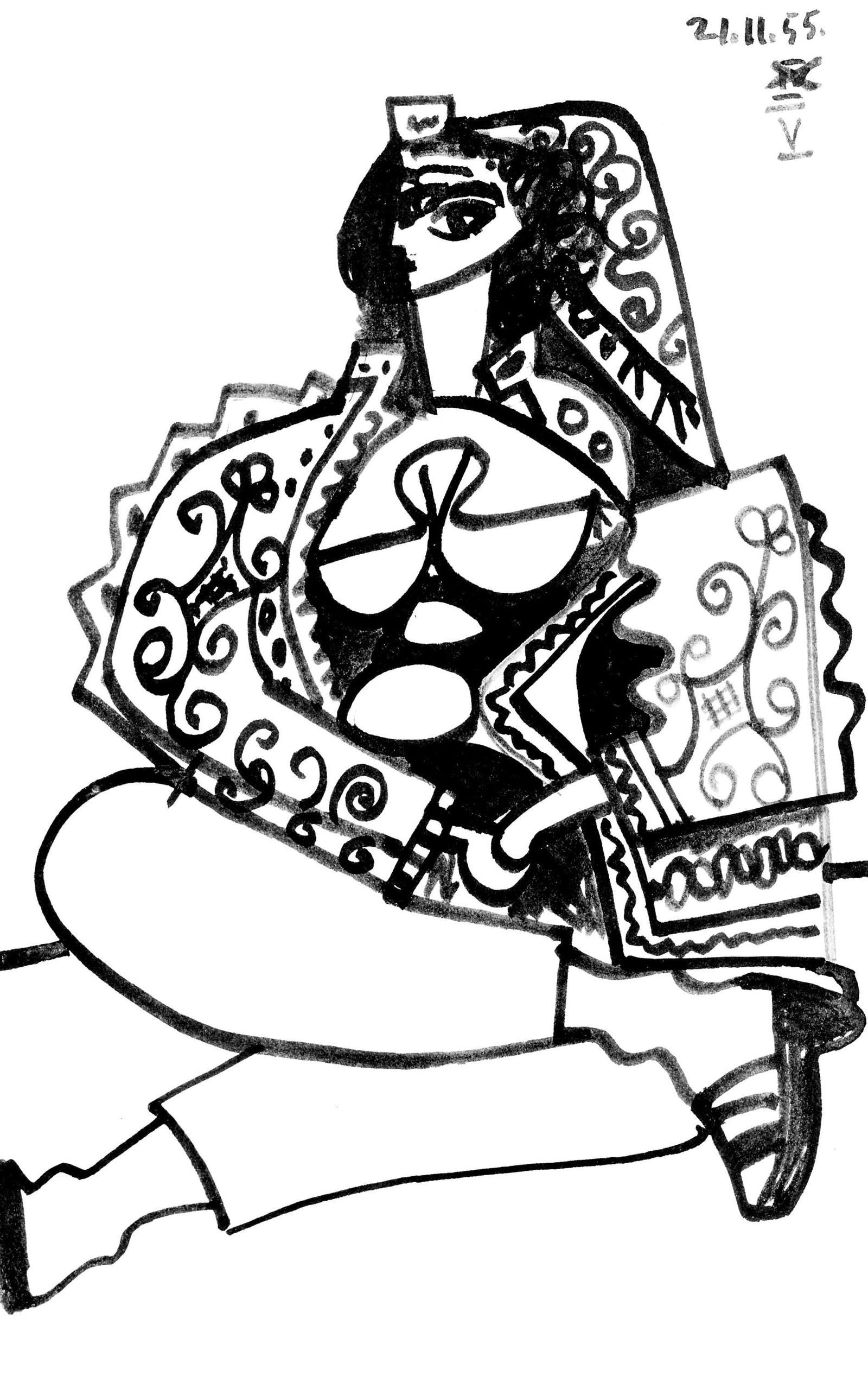 Collotype - Pablo Picasso - Composition (Cramer 101) - Carnet de la Californie: Collotype - Pablo Picasso - Composition (Cramer 101) - Carnet de la Californie This listing features Collotype - Pablo Picasso - Composition (Cramer 101) - Carnet de la Californie. Item specifics are