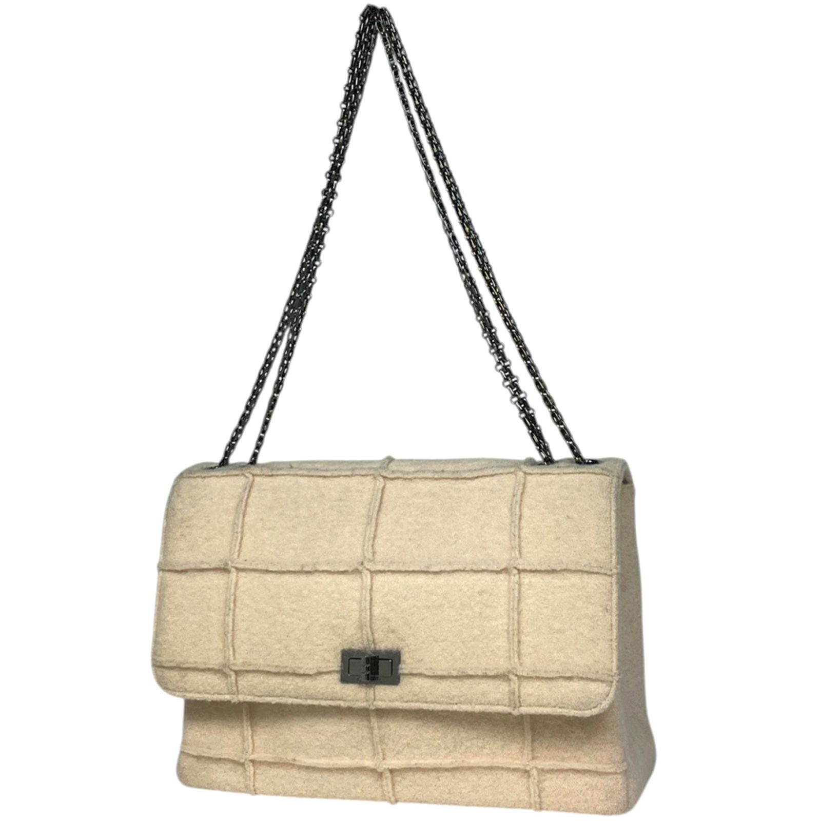 Fabric Chanel Shoulder Bag (1 of 9)