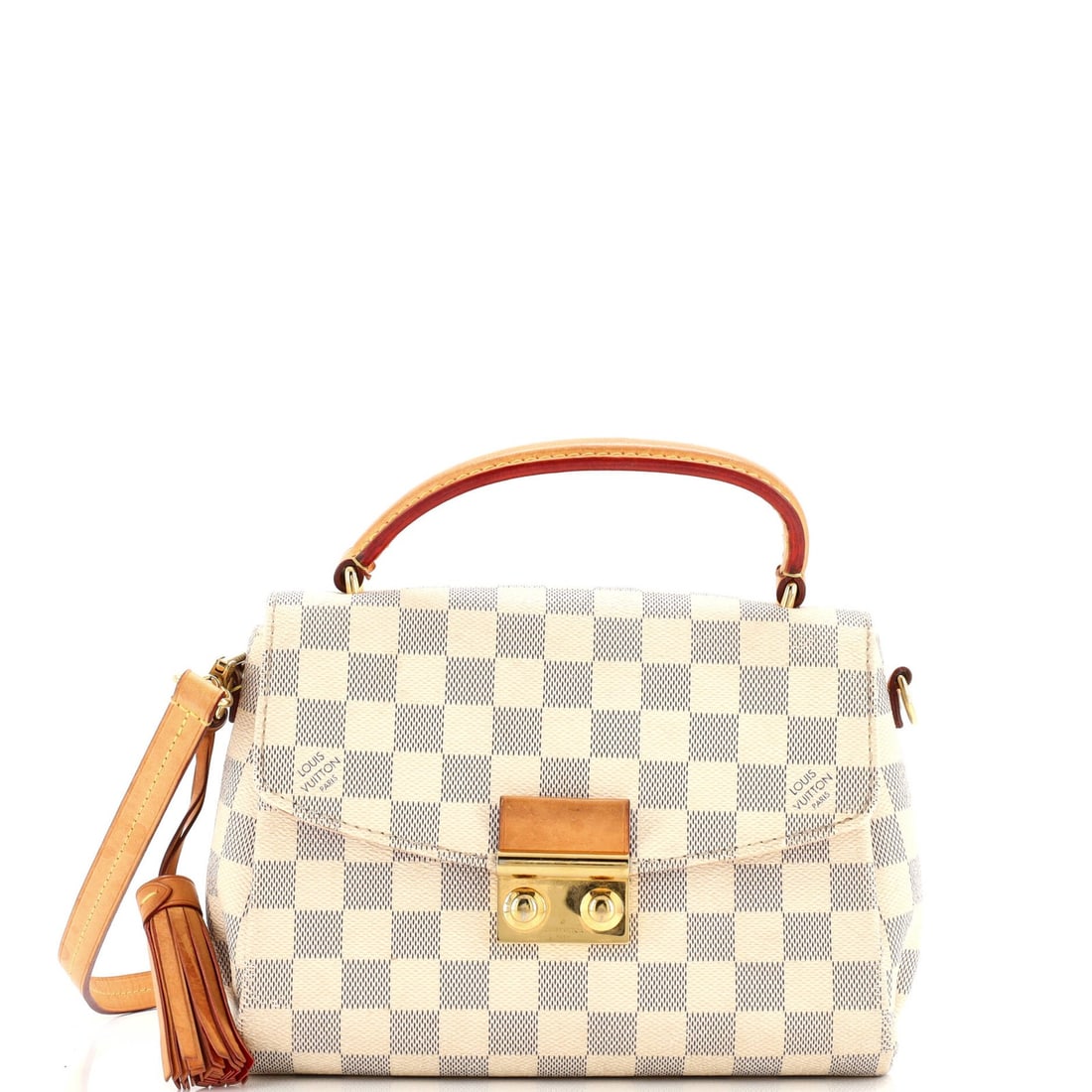 Damier Louis Vuitton Croisette Handbag: Damier Louis Vuitton Croisette Handbag This listing features Damier Louis Vuitton Croisette Handbag. Item specifics are provided below. Item Specifics: Brand: Louis Vuitton Exterior Material: Canvas C