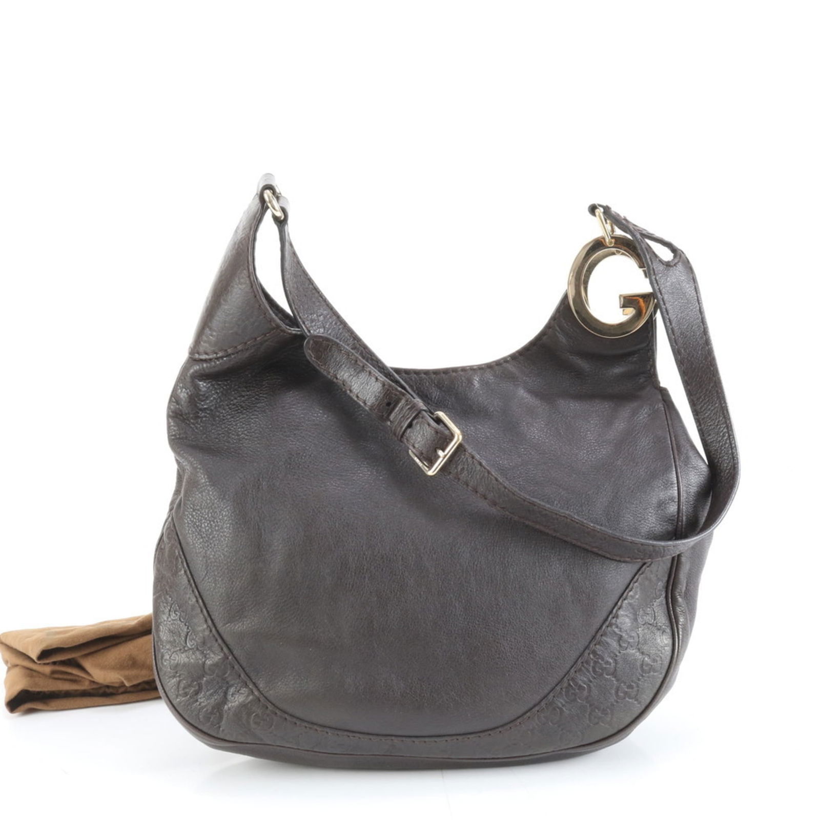 Leather Gucci Shoulder Bag (1 of 9)