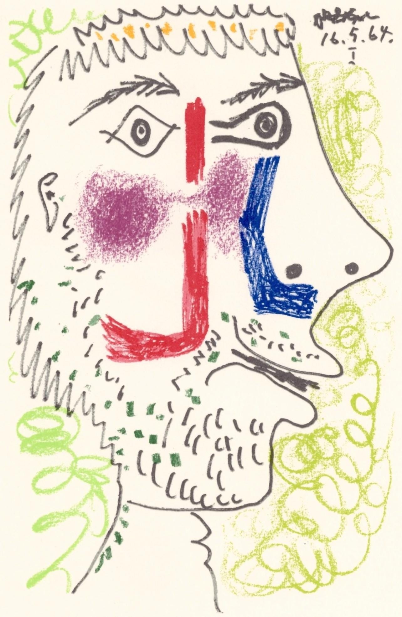 Mixed Media Lithograph - Pablo Picasso - 16.5.64. I (Cramer 148) - Le Got du Bonheur: Mixed Media Lithograph - Pablo Picasso - 16.5.64. I (Cramer 148) - Le Got du Bonheur This listing features Mixed Media Lithograph - Pablo Picasso - 16.5.64. I (Cramer 148) - Le Got du Bonheur. Item sp