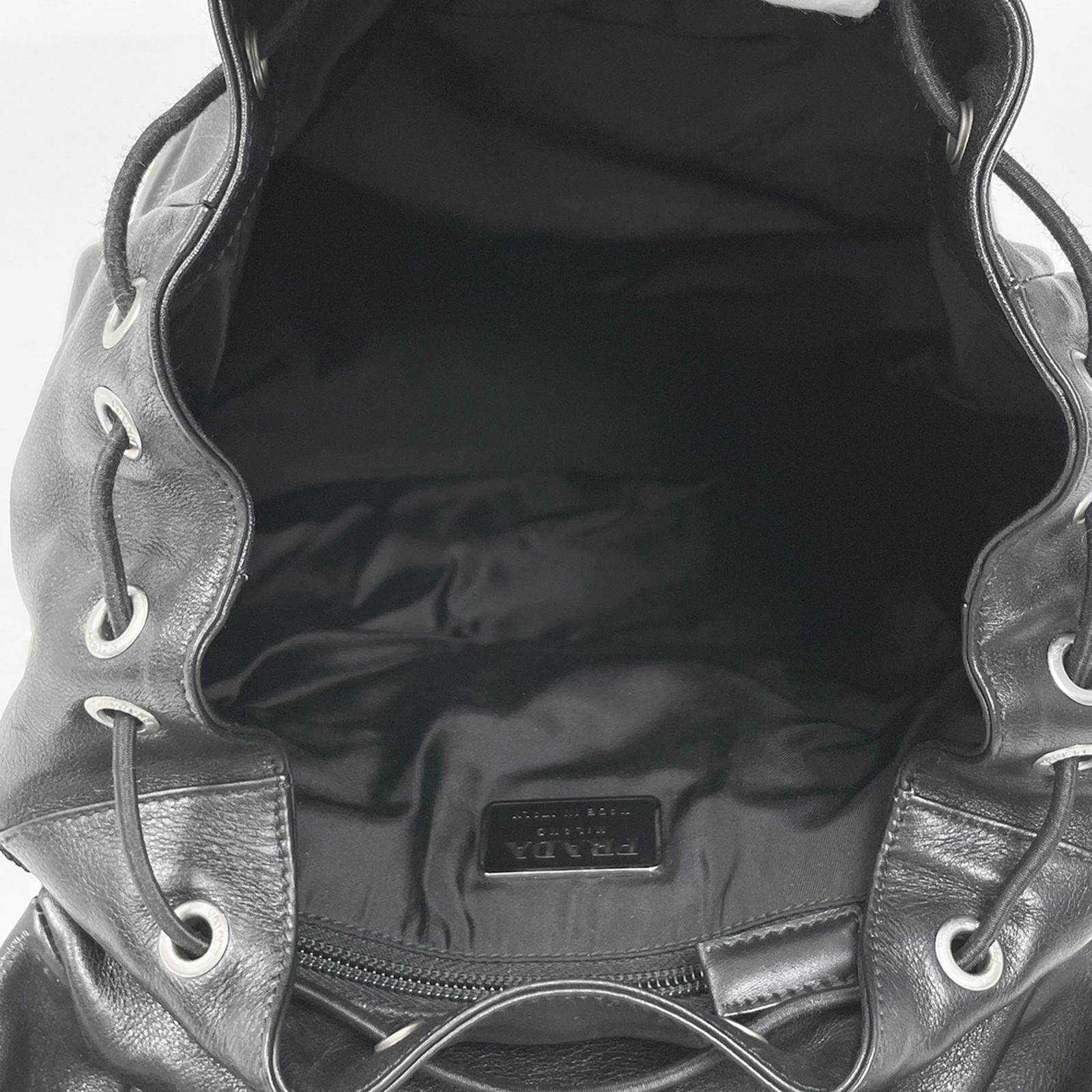 Leather Prada Backpack - 8