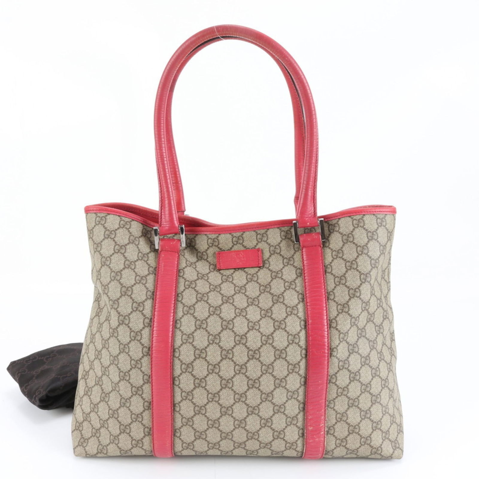Coated Canvas - Gucci Tote Bag Leather: Coated Canvas - Gucci Tote Bag Leather This listing features Coated Canvas - Gucci Tote Bag Leather. Item specifics are provided below. Item Specifics: Brand: Gucci Type: Tote Bag Material: Leather ,