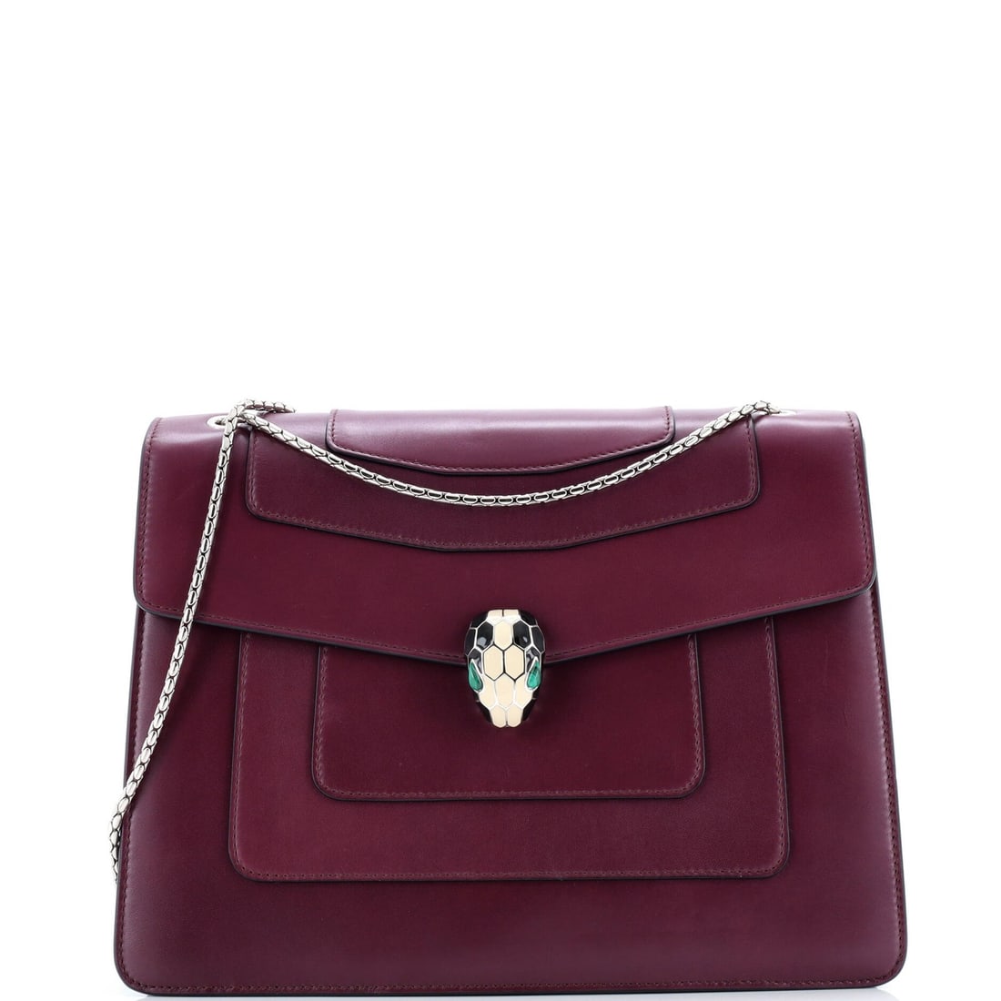 Large Bvlgari Serpenti Forever Square Shoulder Bag Leather: Large Bvlgari Serpenti Forever Square Shoulder Bag Leather This listing features Large Bvlgari Serpenti Forever Square Shoulder Bag Leather. Item specifics are provided below. Item Specifics: Brand: B