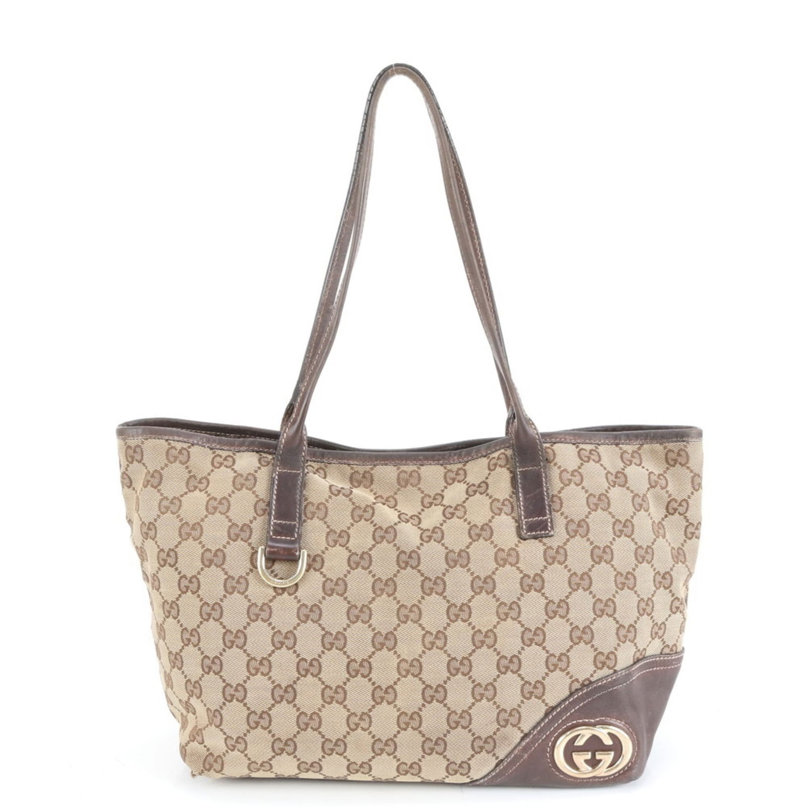 Canvas - Gucci Tote Bag Leather: Canvas - Gucci Tote Bag Leather This listing features Canvas - Gucci Tote Bag Leather. Item specifics are provided below. Item Specifics: Brand: Gucci Type: Tote Bag Material: Leather , Canvas Color: