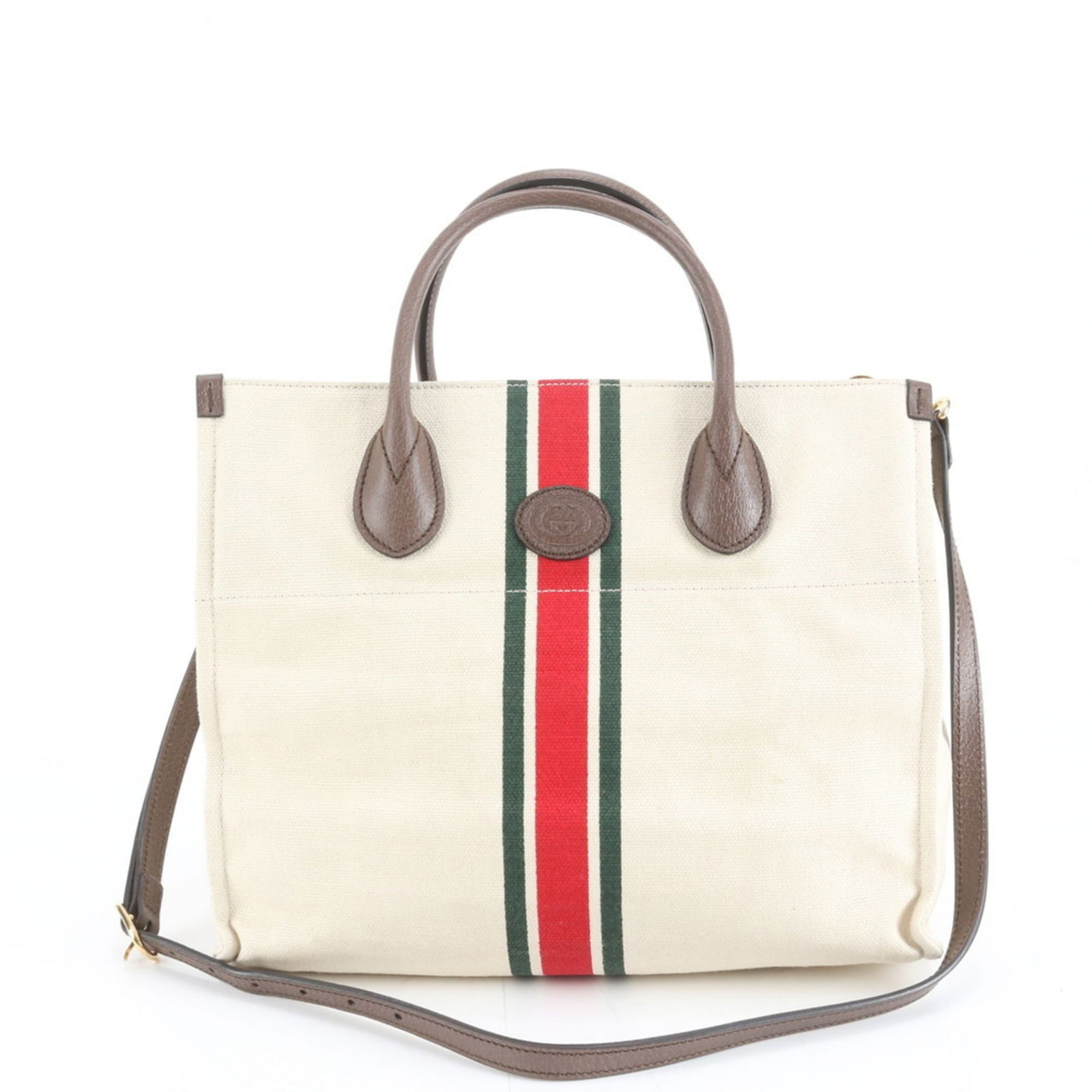 Canvas - Gucci Tote Bag Leather: Canvas - Gucci Tote Bag Leather This listing features Canvas - Gucci Tote Bag Leather. Item specifics are provided below. Item Specifics: Brand: Gucci Type: Tote Bag Material: Leather , Canvas Color: