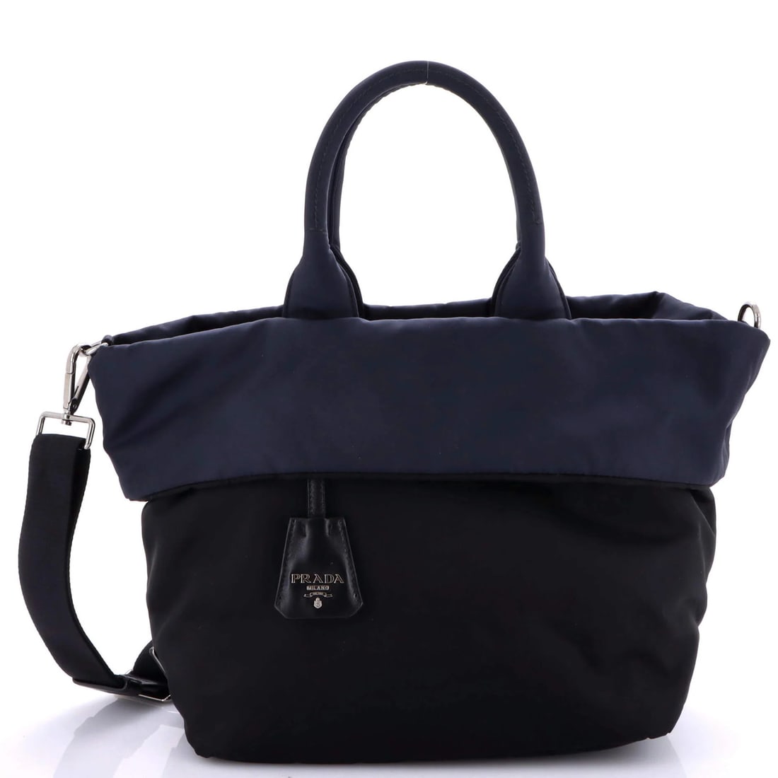 Small Prada Convertible Double Tote Tessuto: Small Prada Convertible Double Tote Tessuto This listing features Small Prada Convertible Double Tote Tessuto. Item specifics are provided below. Item Specifics: Brand: Prada Exterior Material: