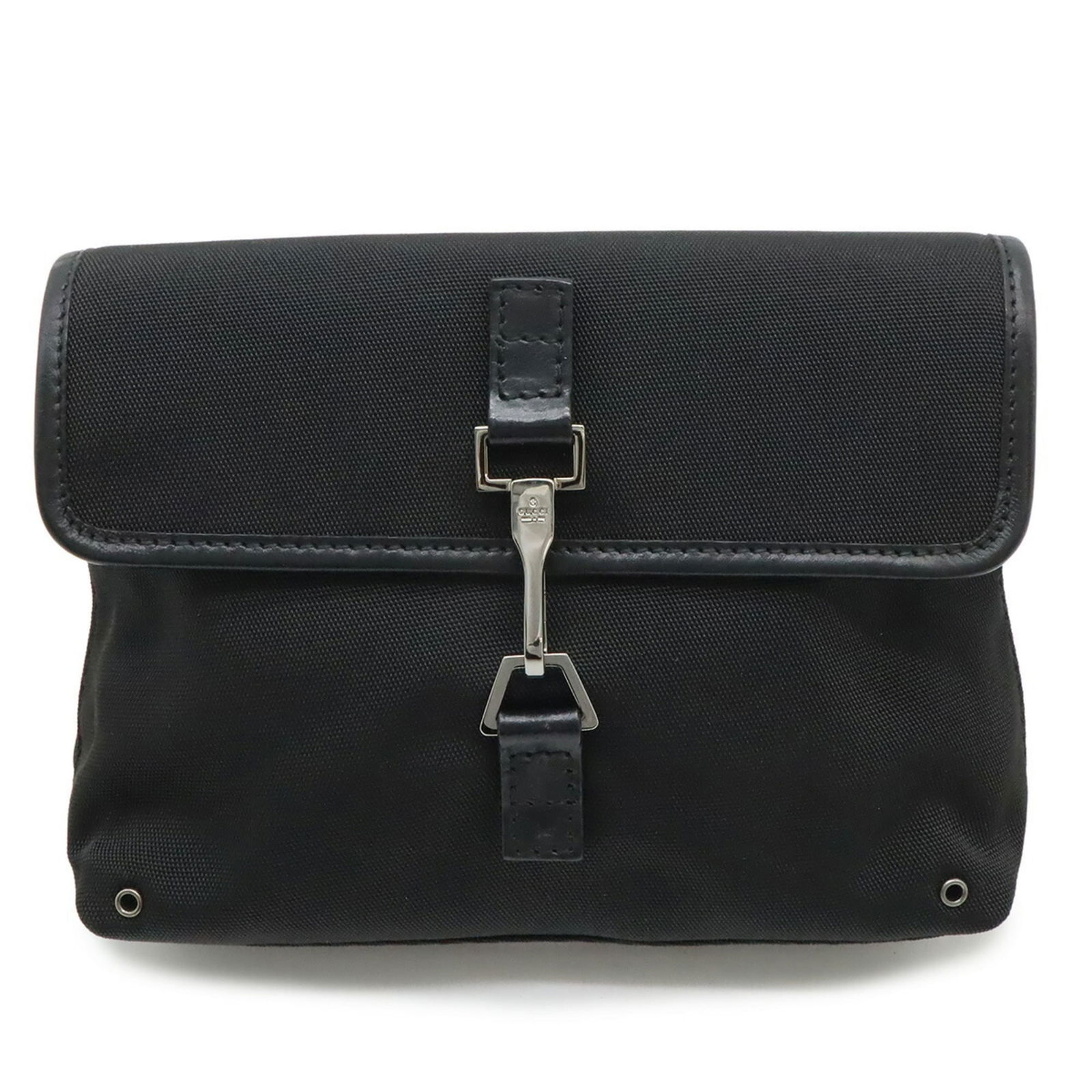 Leather - Gucci Fanny Pack Nylon Canvas: Leather - Gucci Fanny Pack Nylon Canvas This listing features Leather - Gucci Fanny Pack Nylon Canvas. Item specifics are provided below. Item Specifics: Brand: Gucci Type: Fanny Pack Material: Nylon