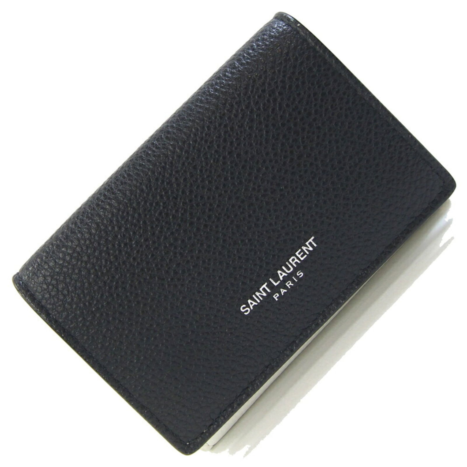 Leather Saint Laurent Wallet (Tri-Fold): Leather Saint Laurent Wallet (Tri-Fold) This listing features Leather Saint Laurent Wallet (Tri-Fold). Item specifics are provided below. Item Specifics: Brand: Saint Laurent Type: Wallet (Tri-Fold) G