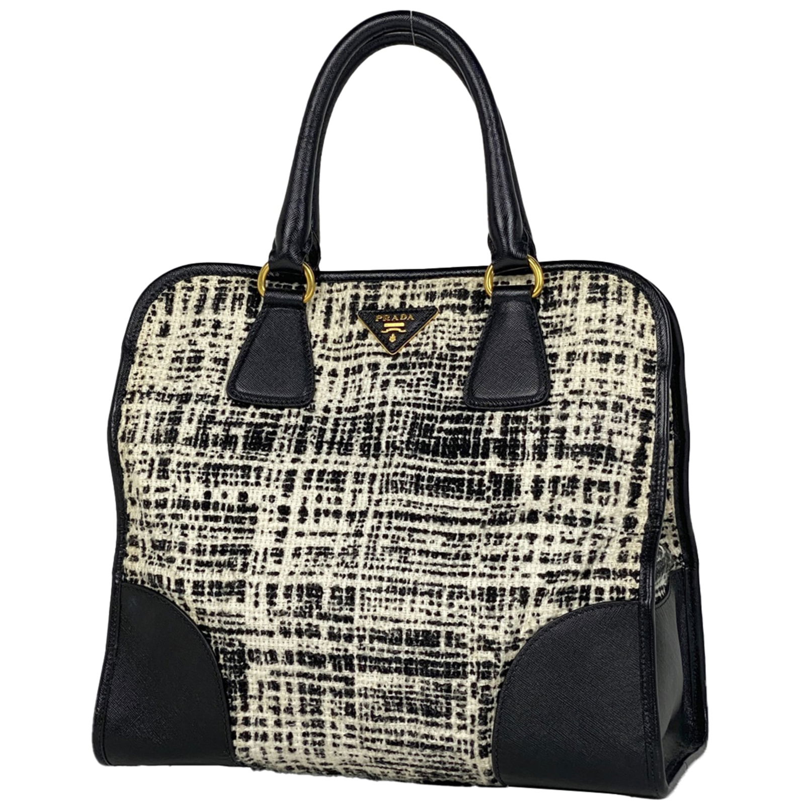 Saffiano - Prada Handbag - Tote Bag Tweed: Saffiano - Prada Handbag - Tote Bag Tweed This listing features Saffiano - Prada Handbag - Tote Bag Tweed. Item specifics are provided below. Item Specifics: Brand: Prada Type: Handbag, Tote Bag Mater