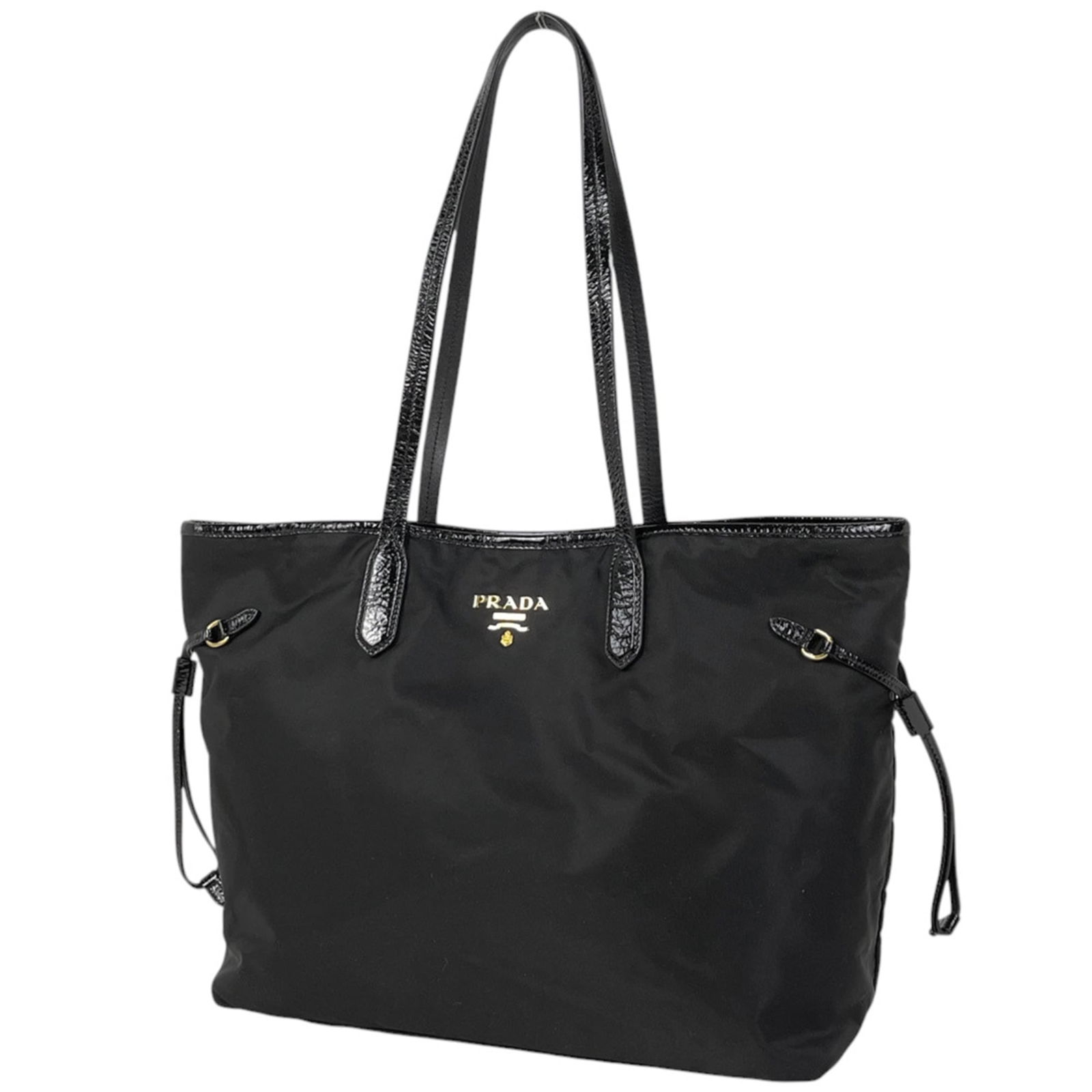 Patent Leather - Prada Handbag - Shoulder Bag - Tote Bag Nylon: Patent Leather - Prada Handbag - Shoulder Bag - Tote Bag Nylon This listing features Patent Leather - Prada Handbag - Shoulder Bag - Tote Bag Nylon. Item specifics are provided below. Item Specifics:
