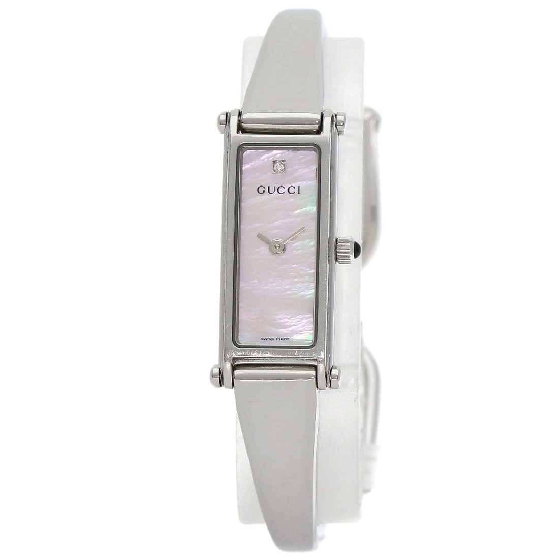 Stainless GUCCI Square Face 1P Diamond Bangle Watches 1500L Stainless Steel/: Stainless GUCCI Square Face 1P Diamond Bangle Watches 1500L Stainless Steel/ This listing features Stainless GUCCI Square Face 1P Diamond Bangle Watches 1500L Stainless Steel/. Item specifics are prov
