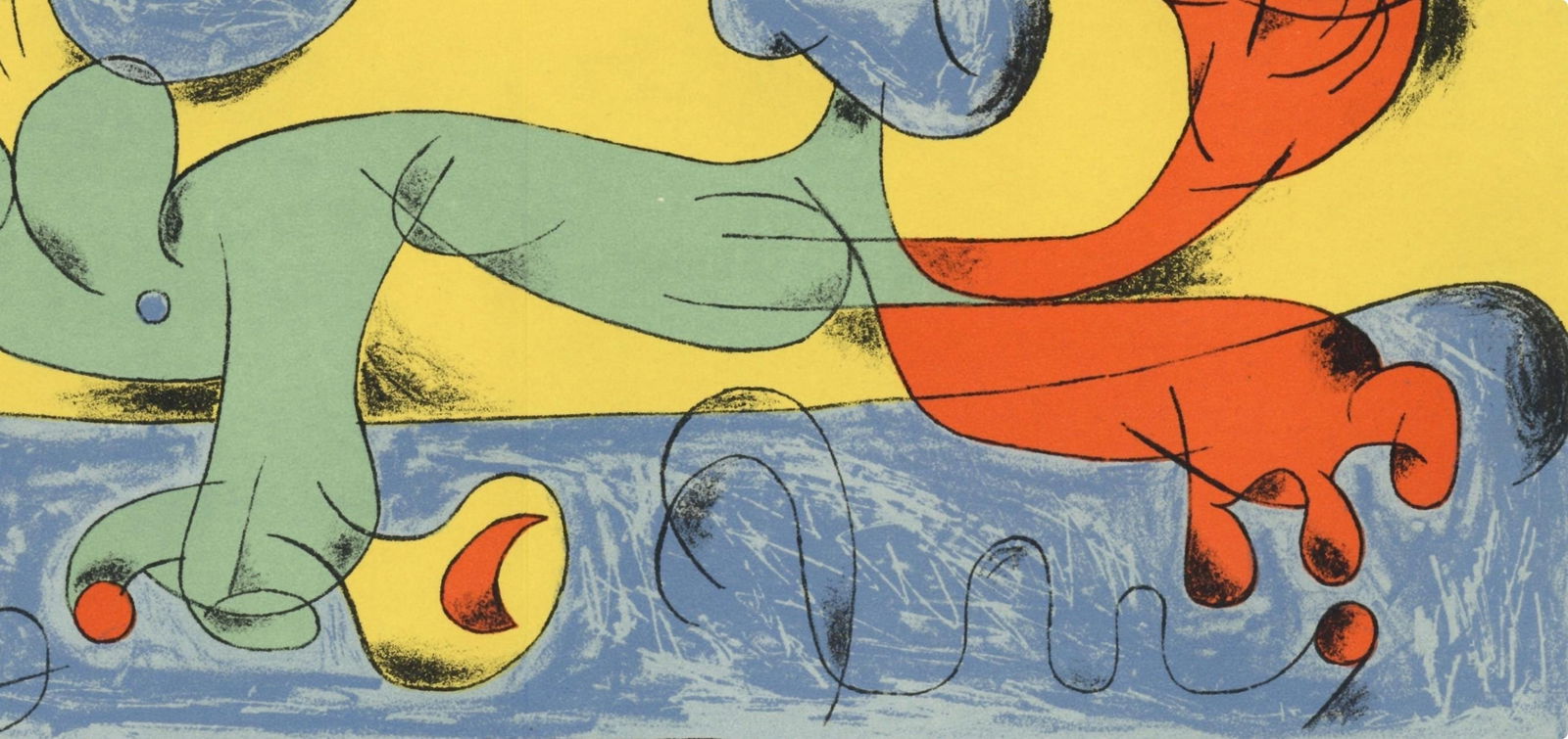 Lithograph - Joan Mir - Composition (Cramer 39) - 4
