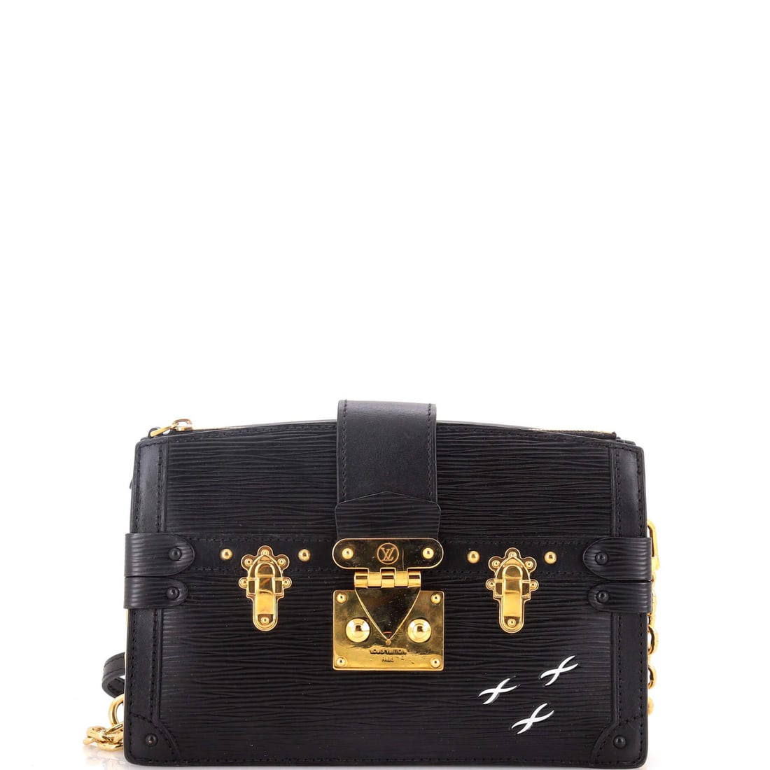 Leather Louis Vuitton Trunk Clutch Epi: Leather Louis Vuitton Trunk Clutch Epi This listing features Leather Louis Vuitton Trunk Clutch Epi. Item specifics are provided below. Item Specifics: Brand: Louis Vuitton Exterior Material: Leather