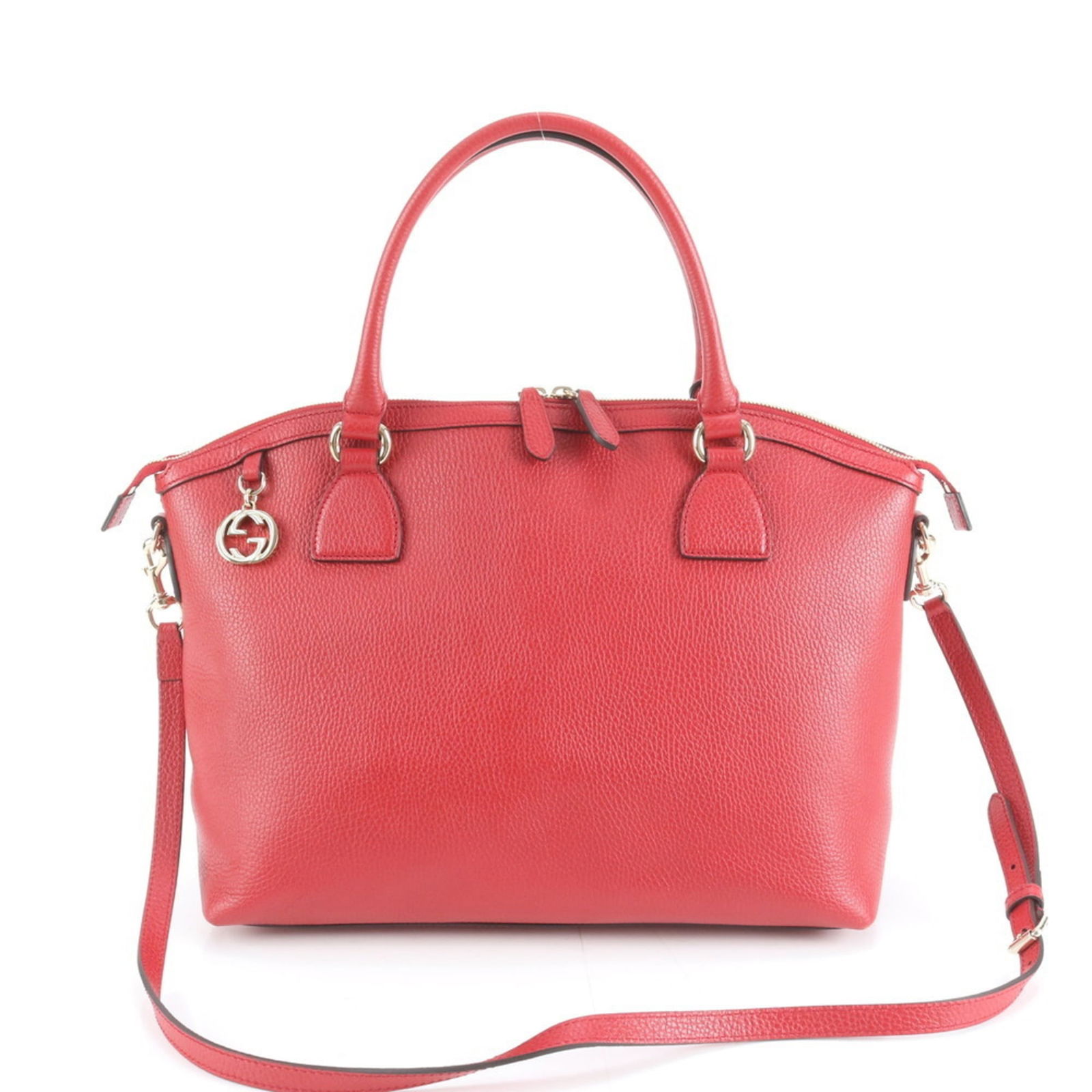 Leather Gucci Shoulder Bag: Leather Gucci Shoulder Bag This listing features Leather Gucci Shoulder Bag. Item specifics are provided below. Item Specifics: Brand: Gucci Type: Shoulder Bag Material: Leather Color: Red Color Gende