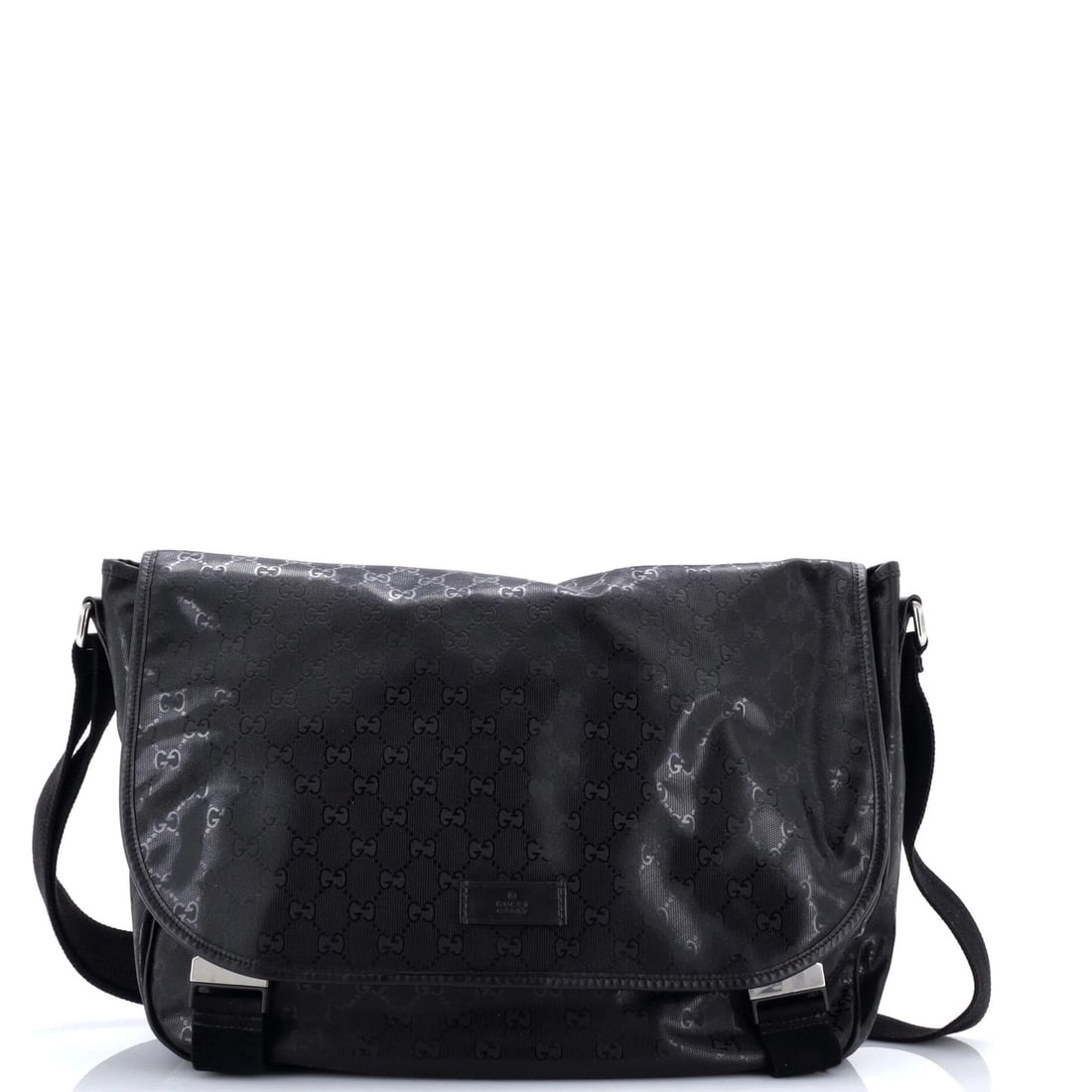 Large Gucci Double Buckle Messenger Bag GG Imprime: Large Gucci Double Buckle Messenger Bag GG Imprime This listing features Large Gucci Double Buckle Messenger Bag GG Imprime. Item specifics are provided below. Item Specifics: Brand: Gucci Exterior Ma