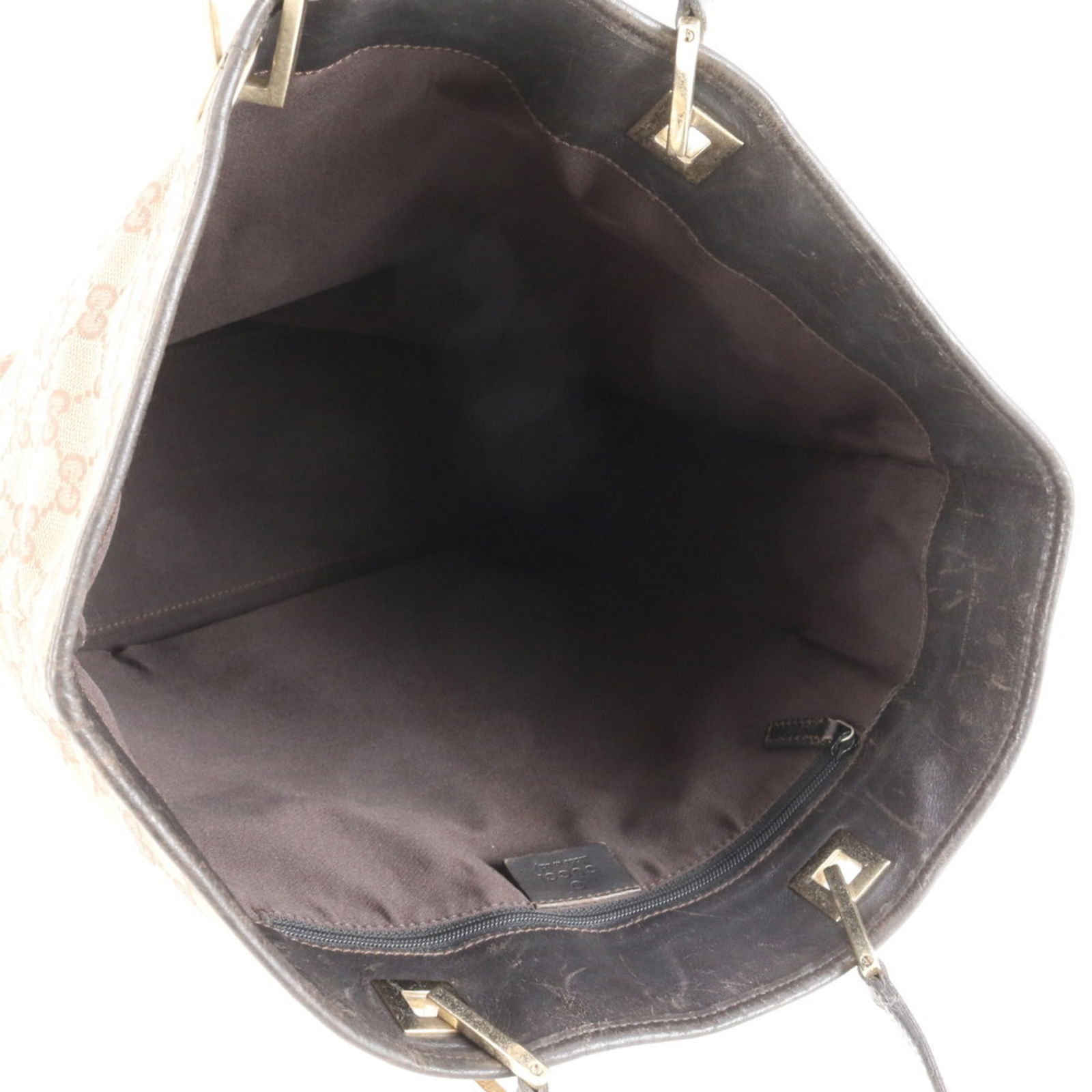 Canvas - Gucci Tote Bag Leather - 7