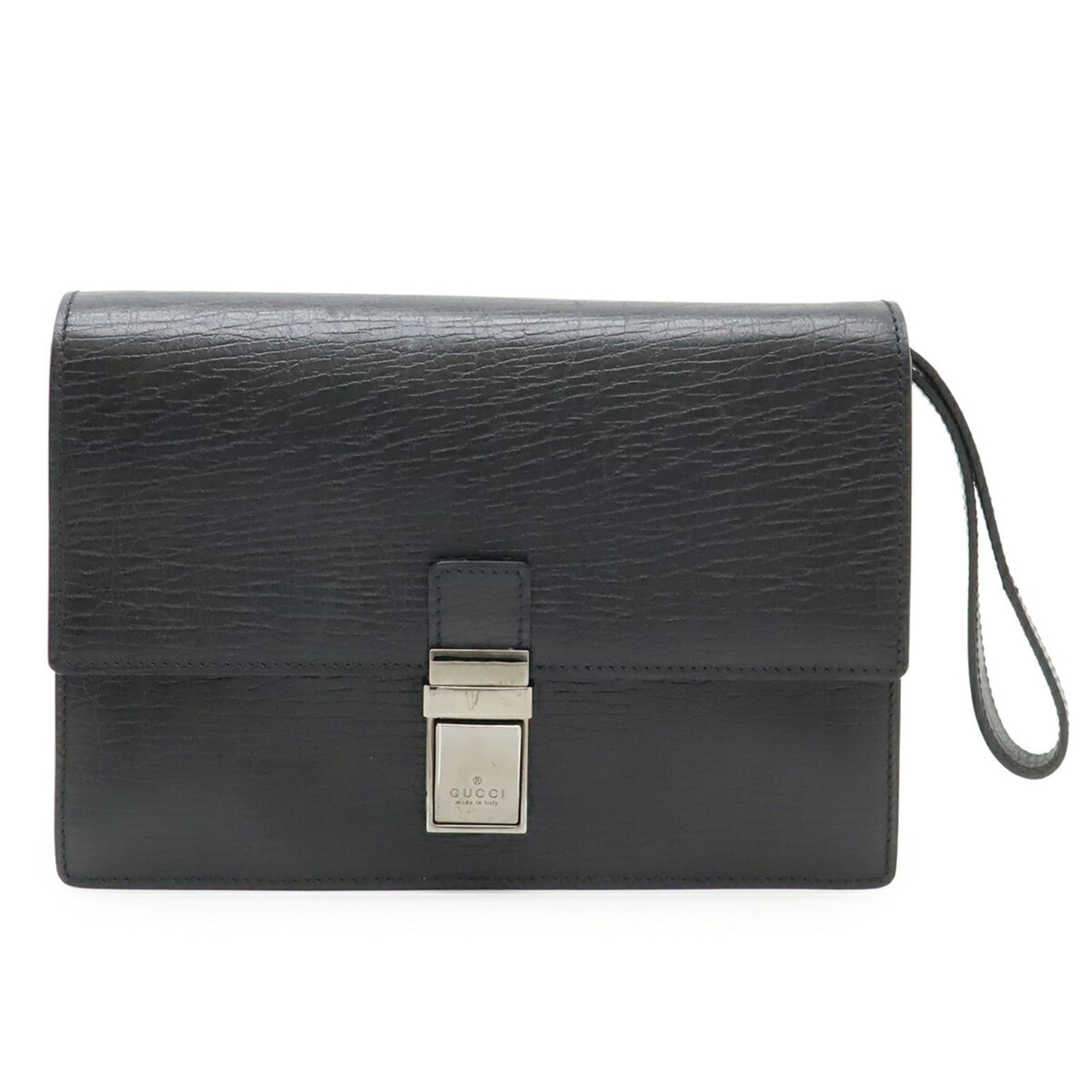 Leather Gucci Clutch Bag: Leather Gucci Clutch Bag This listing features Leather Gucci Clutch Bag. Item specifics are provided below. Item Specifics: Brand: Gucci Type: Clutch Bag Material: Leather Color: Black Gender: