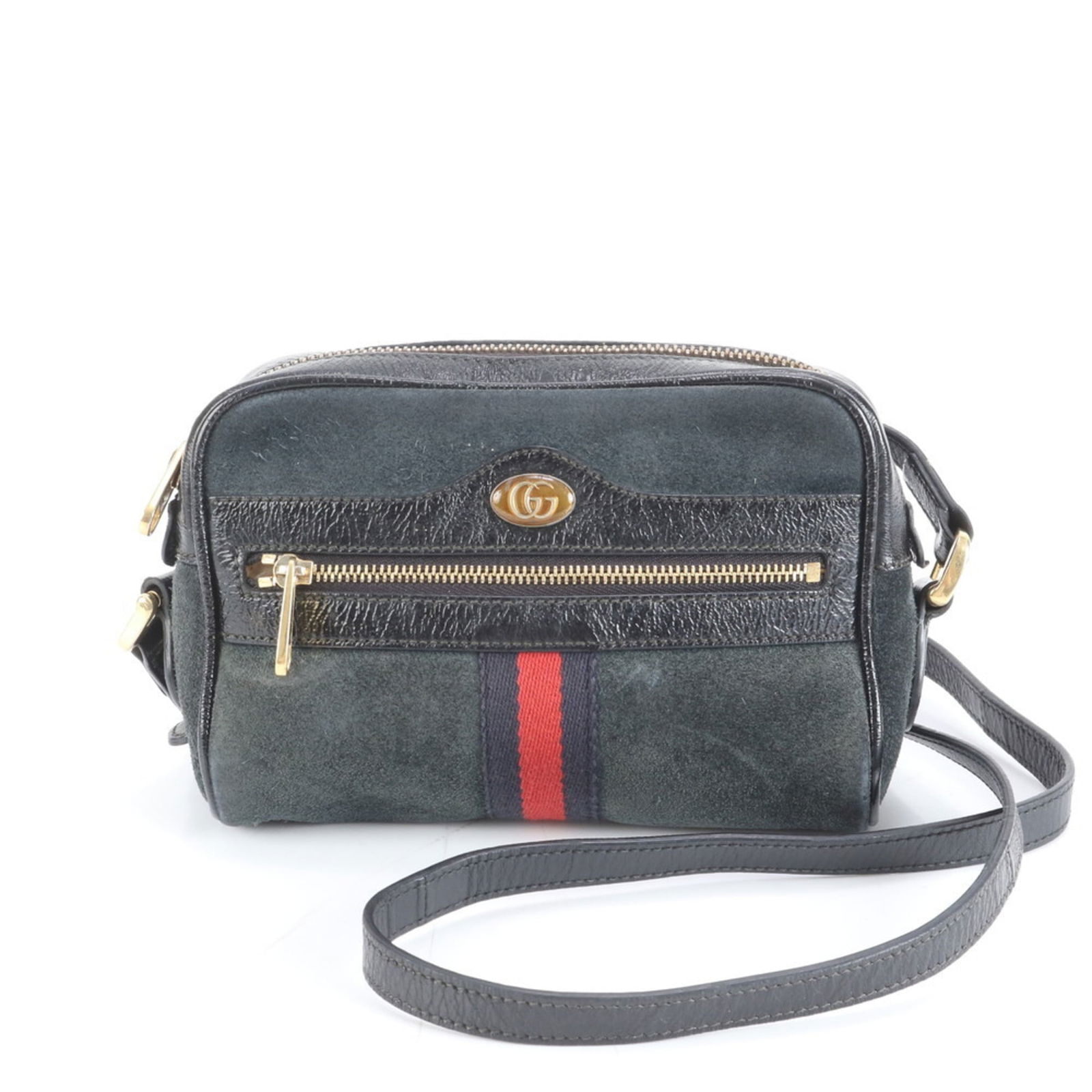 Leather Gucci Shoulder Bag: Leather Gucci Shoulder Bag This listing features Leather Gucci Shoulder Bag. Item specifics are provided below. Item Specifics: Brand: Gucci Type: Shoulder Bag Material: Leather Color: Black Gender: W