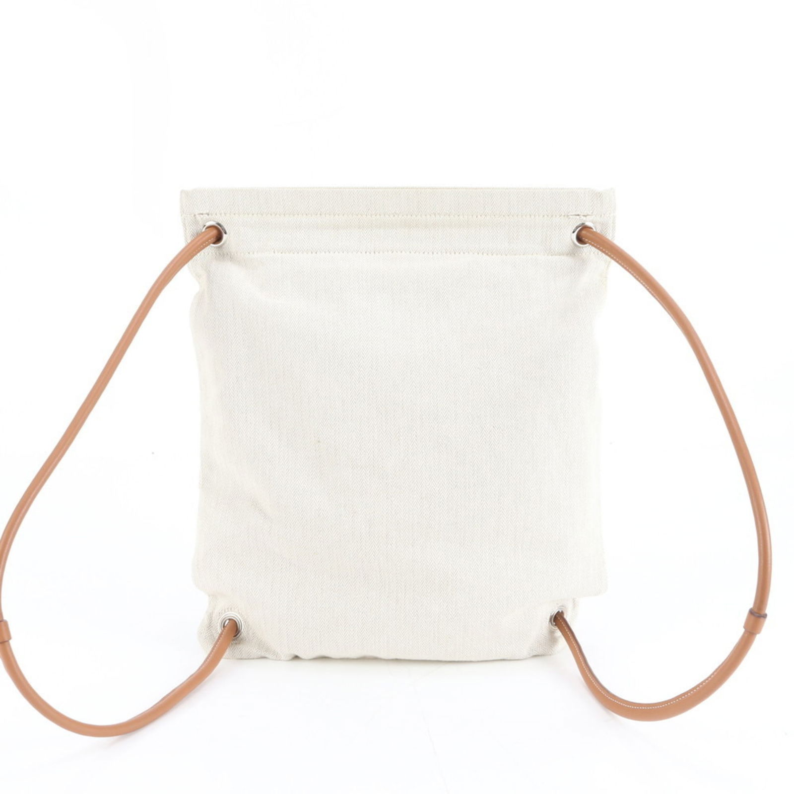 Canvas - Hermes Backpack Leather - 2