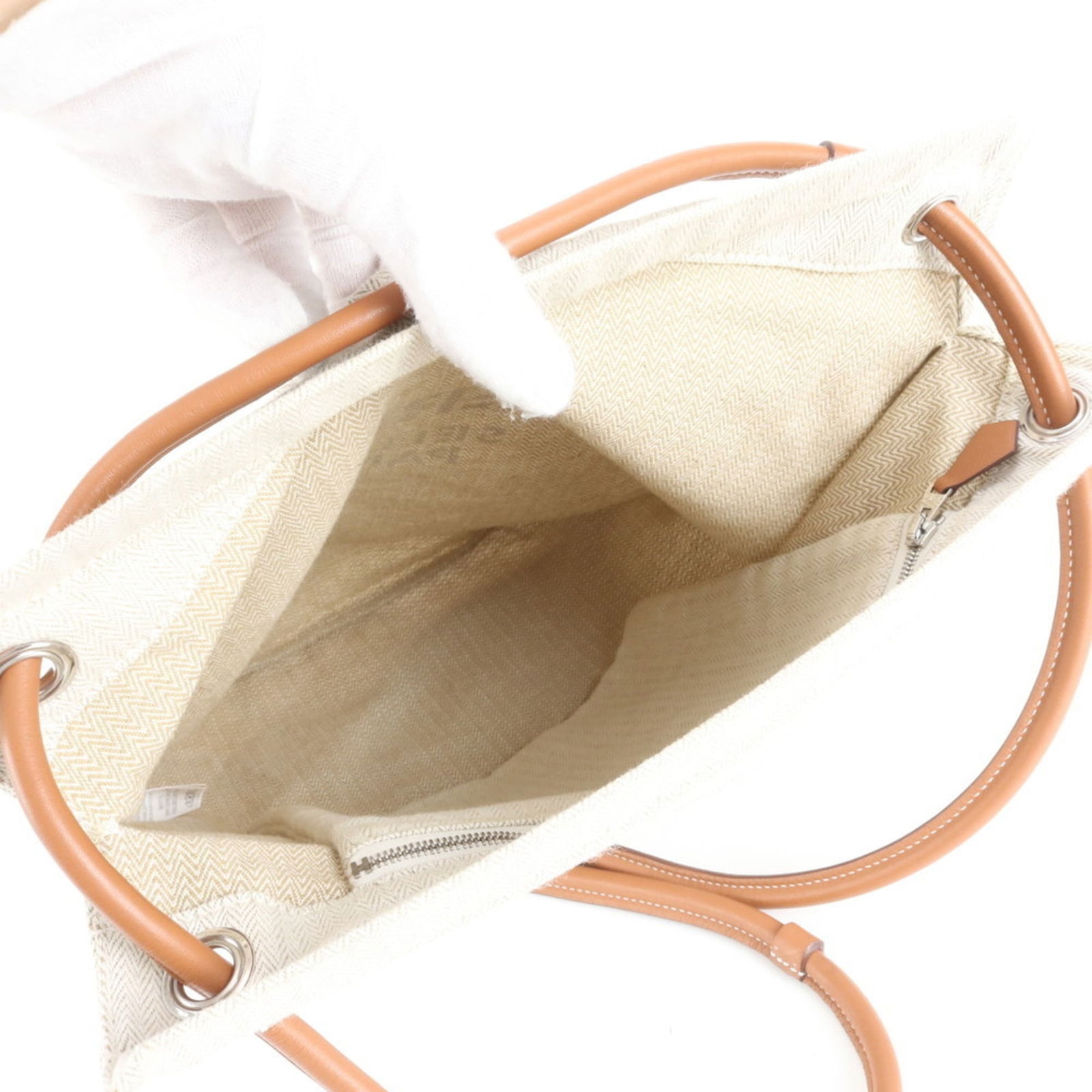 Canvas - Hermes Backpack Leather - 7