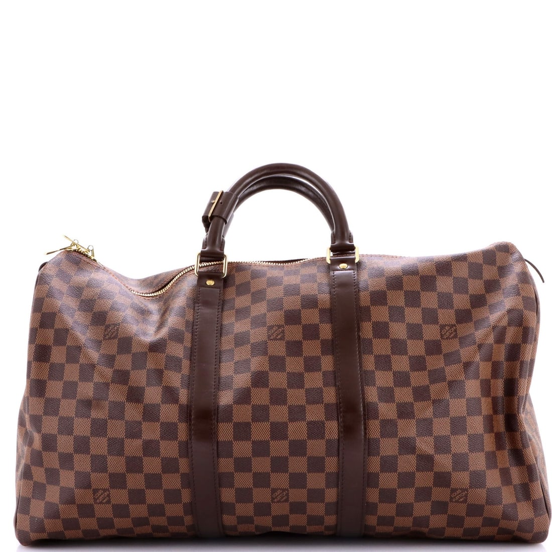 50 Louis Vuitton Keepall Bag Damier: 50 Louis Vuitton Keepall Bag Damier This listing features 50 Louis Vuitton Keepall Bag Damier. Item specifics are provided below. Item Specifics: Brand: Louis Vuitton Exterior Material: Canvas Coated