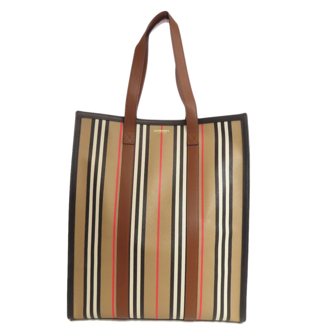 PVC BURBERRY Stripe Tote Bag: PVC BURBERRY Stripe Tote Bag This listing features PVC BURBERRY Stripe Tote Bag. Item specifics are provided below. Item Specifics: Brand: BURBERRY Style: Tote Bag Exterior Material: PVC Exterior Colo