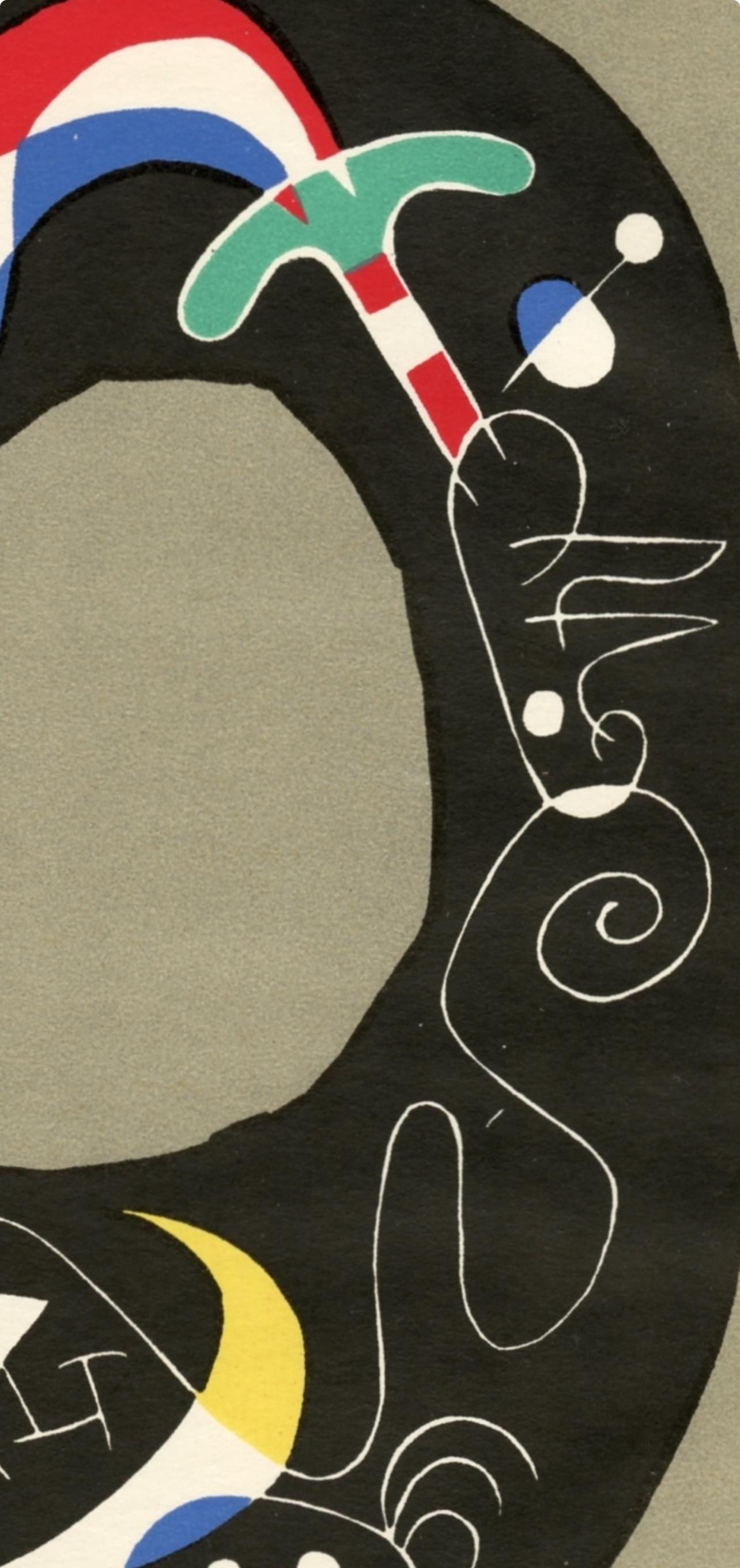 Lithograph - Joan Mir - Composition (Cramer 39) - 7